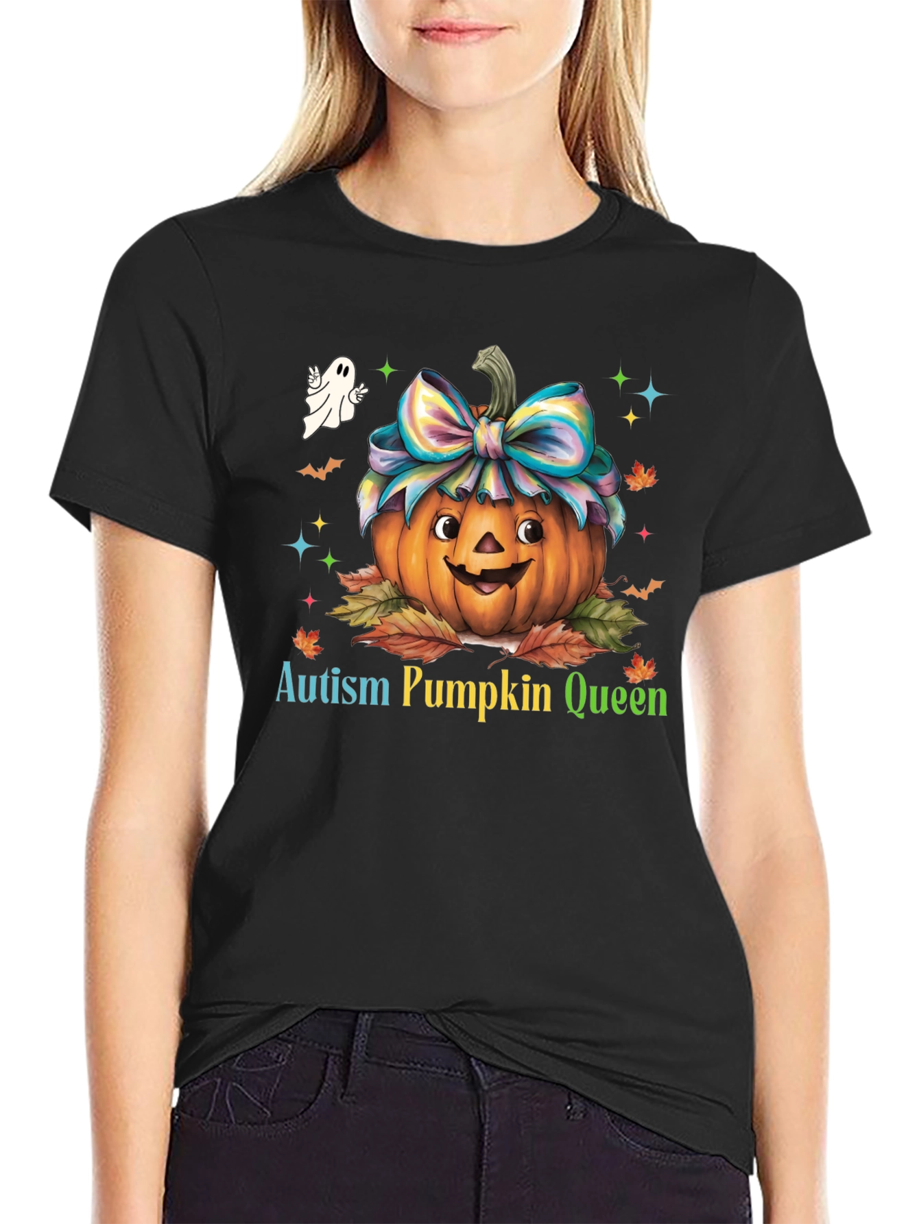 Autism Pumpkin Queen T-Shirt