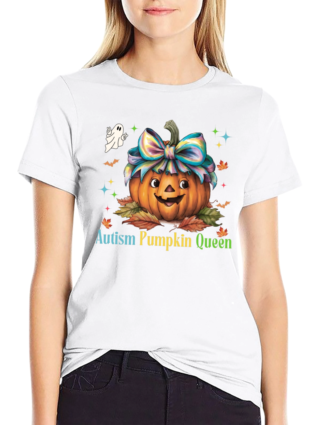 Autism Pumpkin Queen T-Shirt