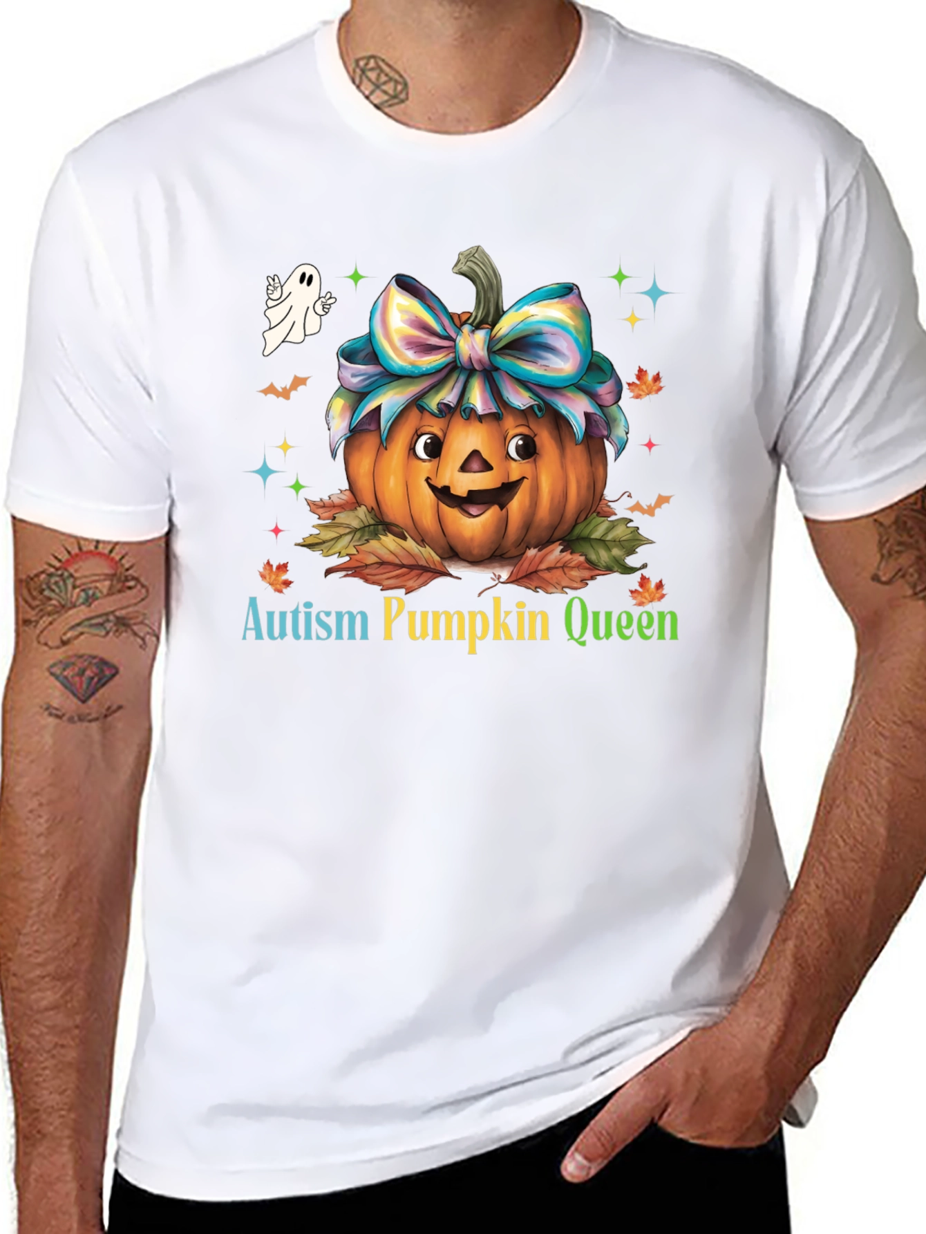 Autism Pumpkin Queen T-Shirt