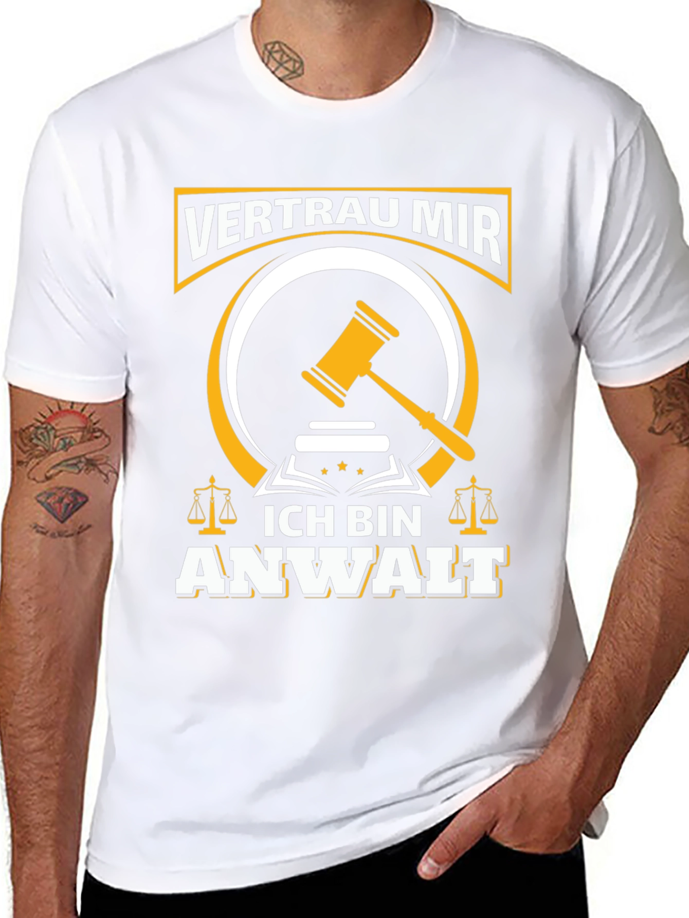 Vertrau Mir Ich Bin Anwalt T-Shirt Lawyer Justice