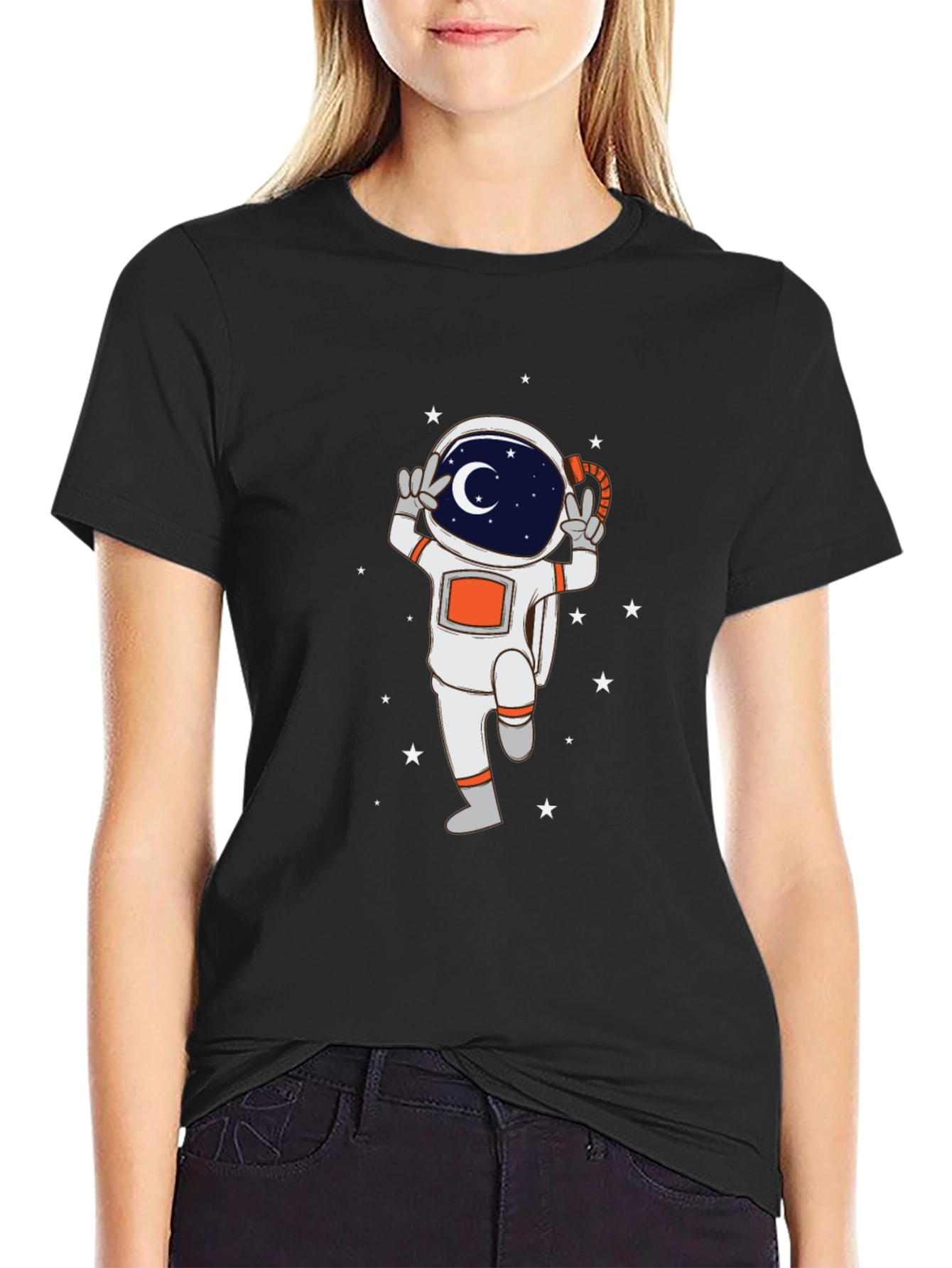 Astronaut Graphic Tee - Peace and Space!