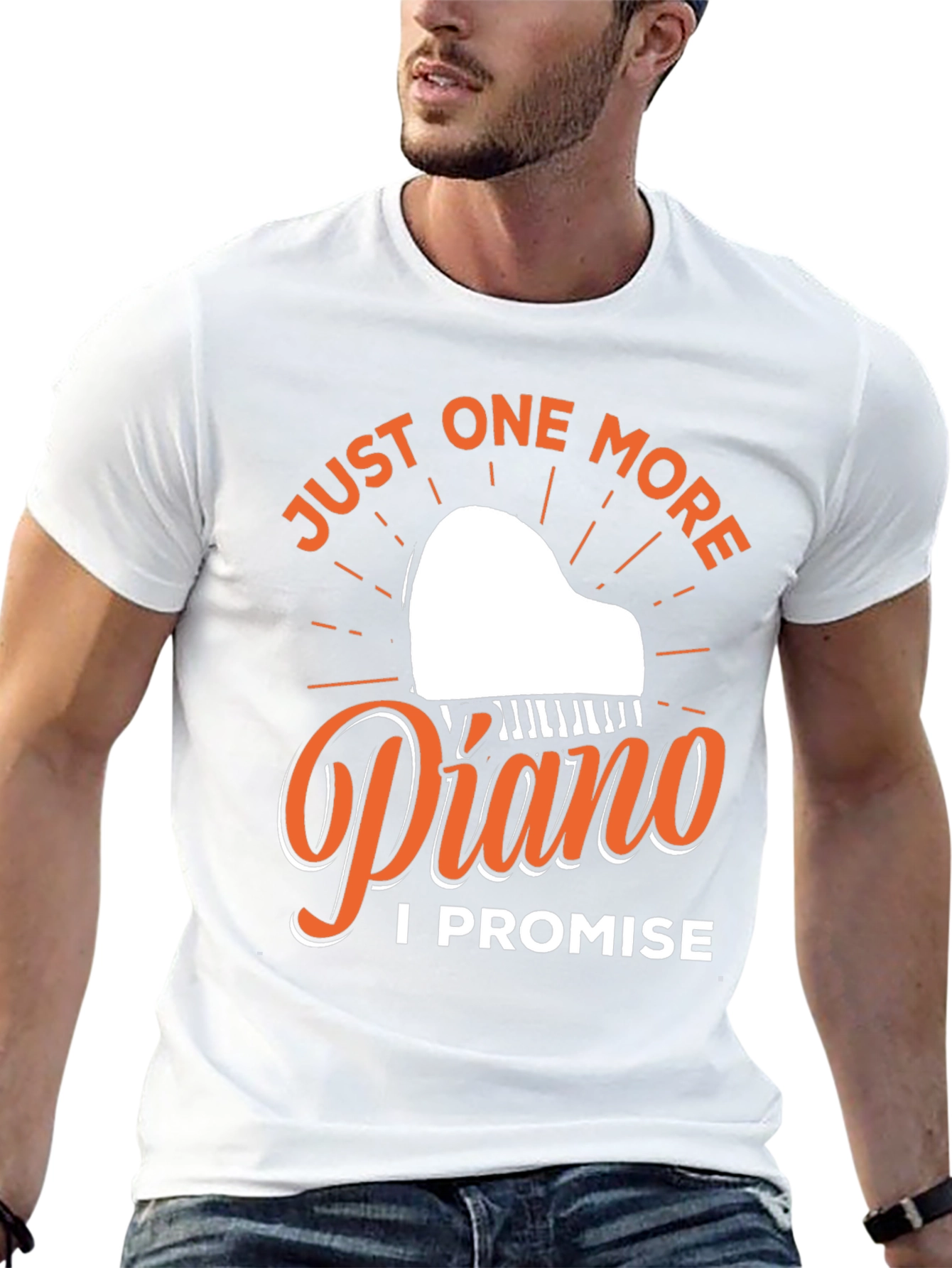 Just One More Piano T-Shirt - Musician Gift