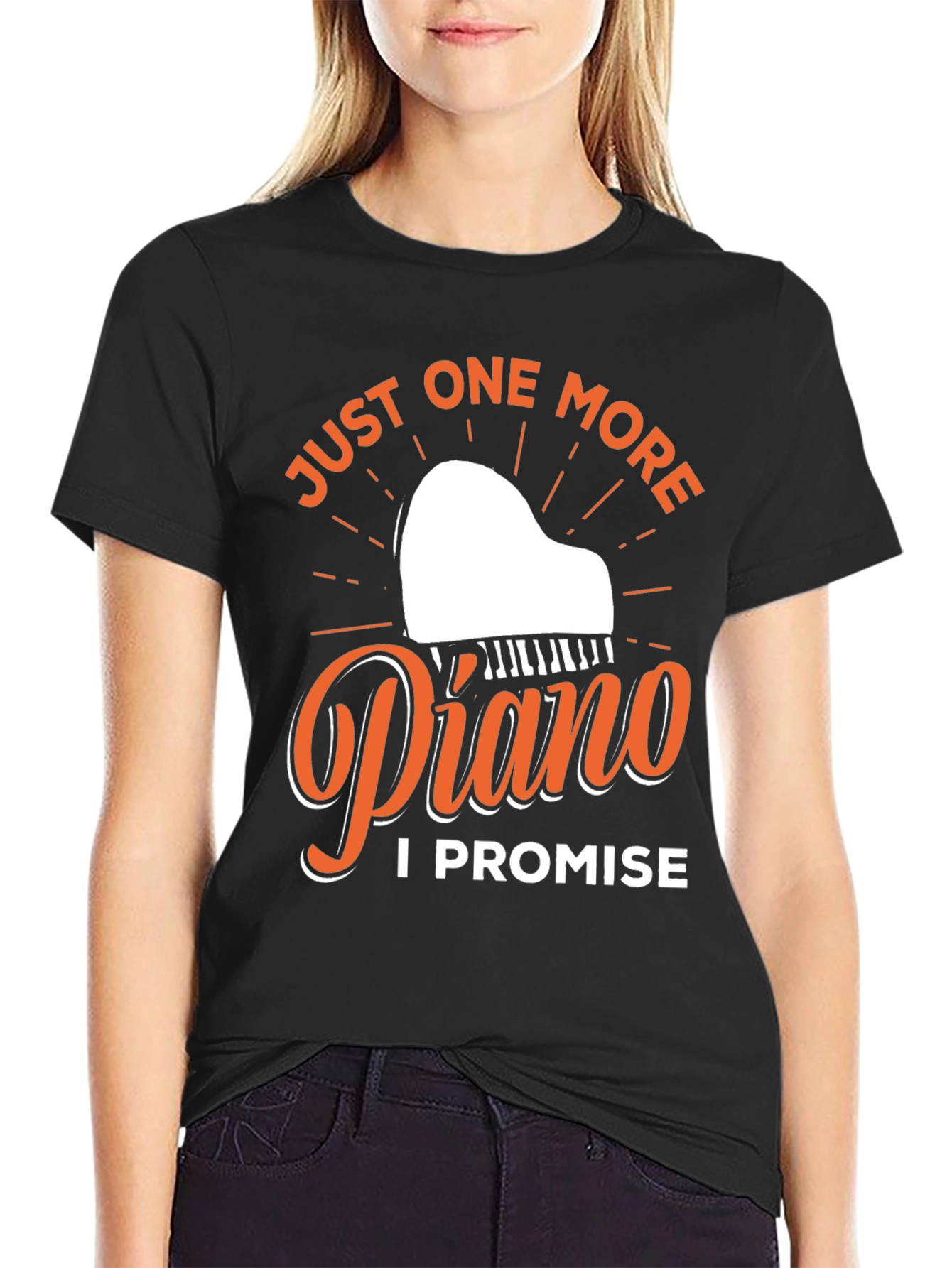Just One More Piano T-Shirt - Musician Gift