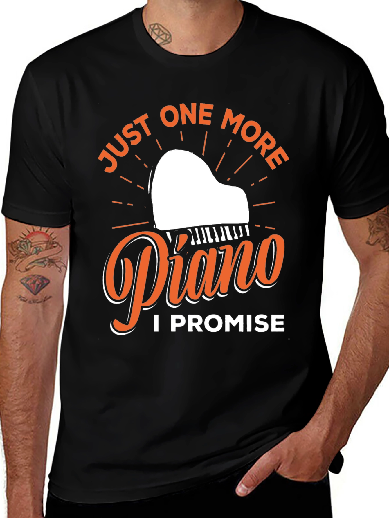 Just One More Piano T-Shirt - Musician Gift