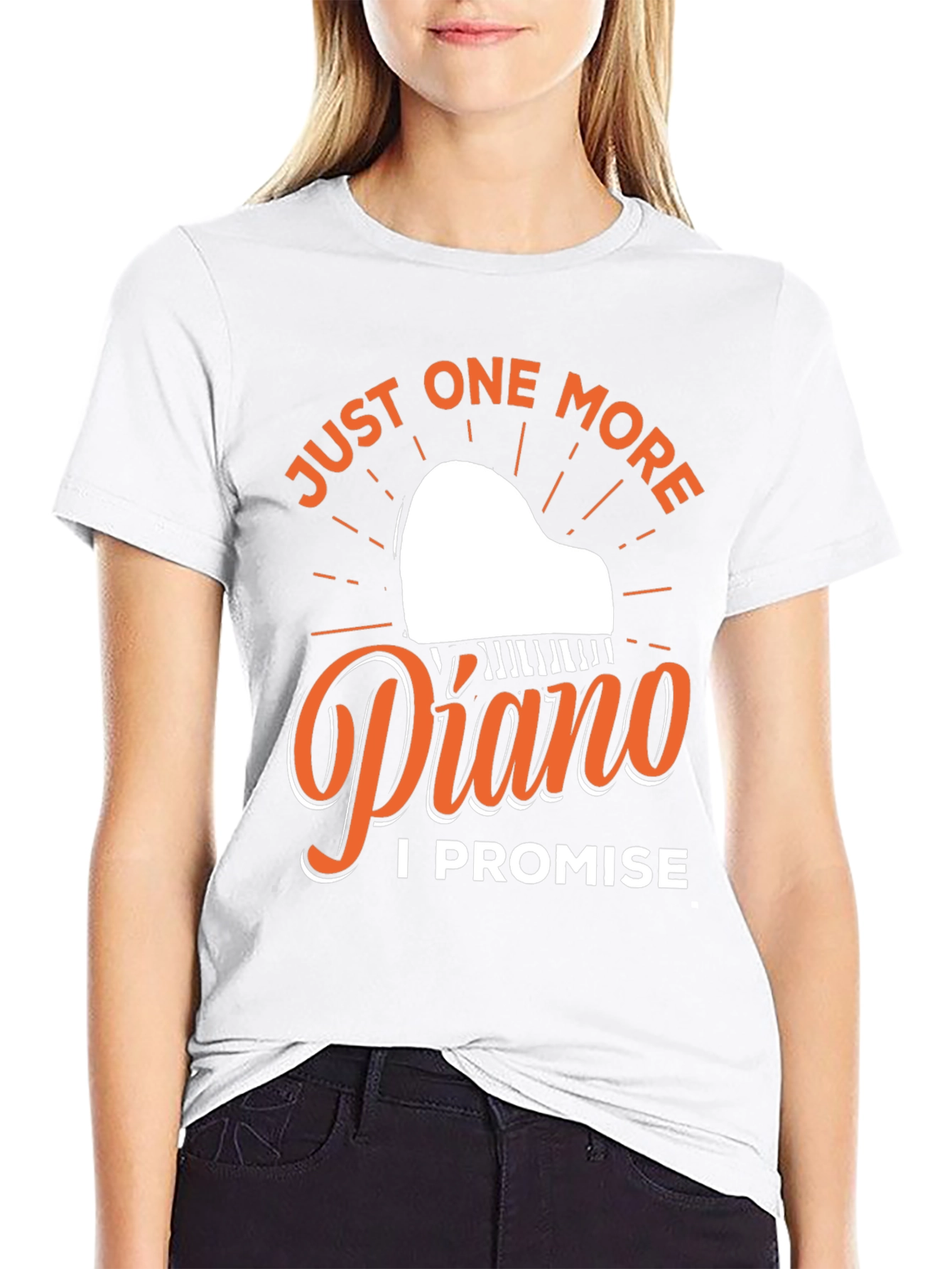 Just One More Piano T-Shirt - Musician Gift