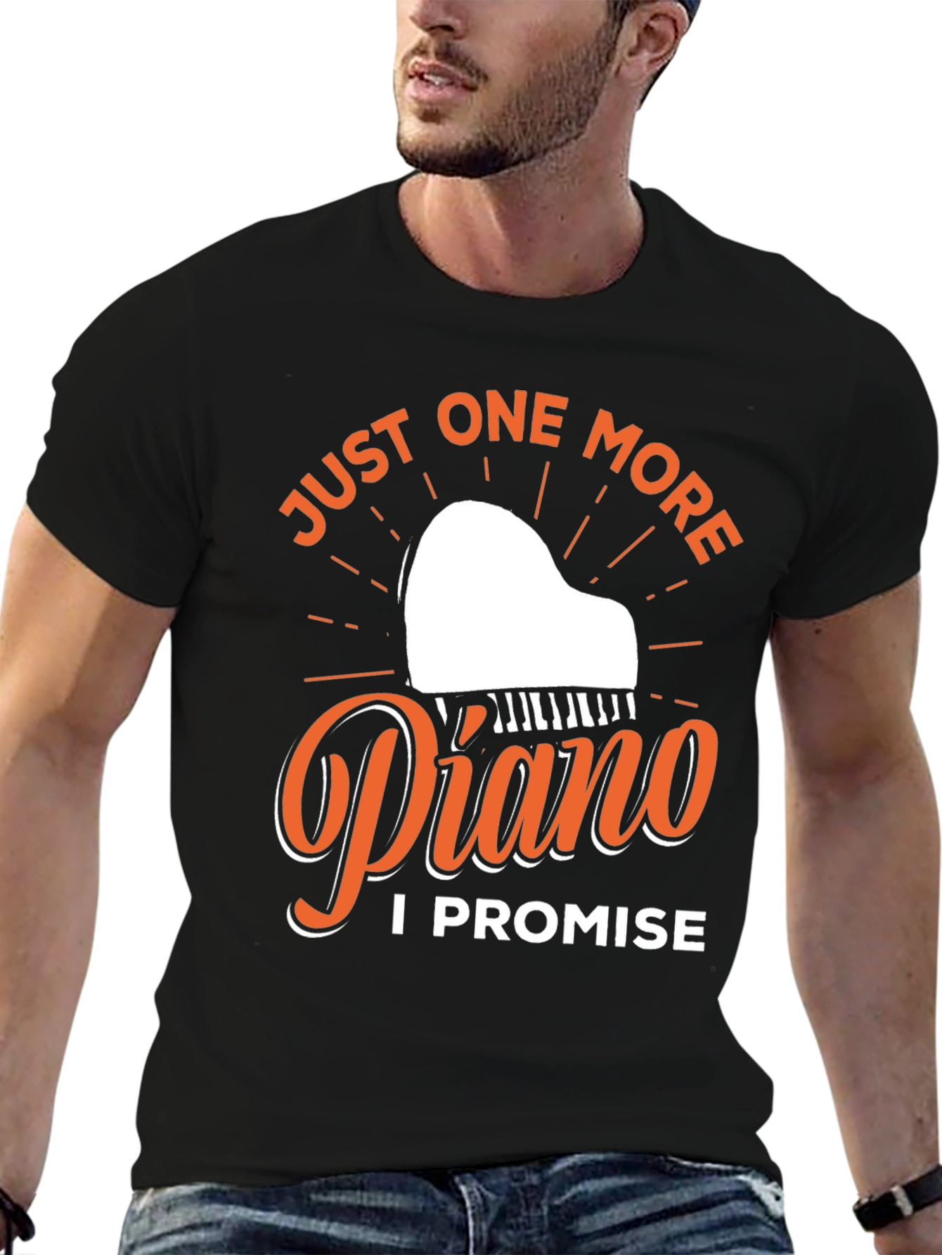 Just One More Piano T-Shirt - Musician Gift