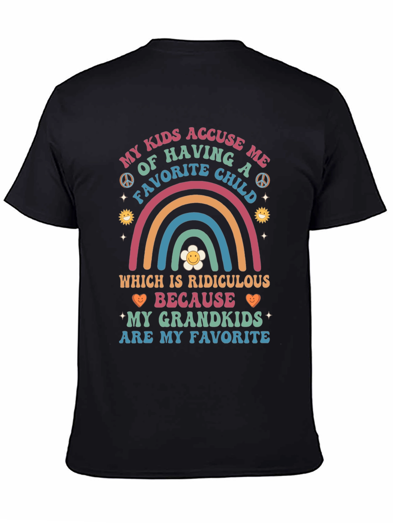 Grandkids Are My Favorite T-Shirt Funny Grandparent Tee