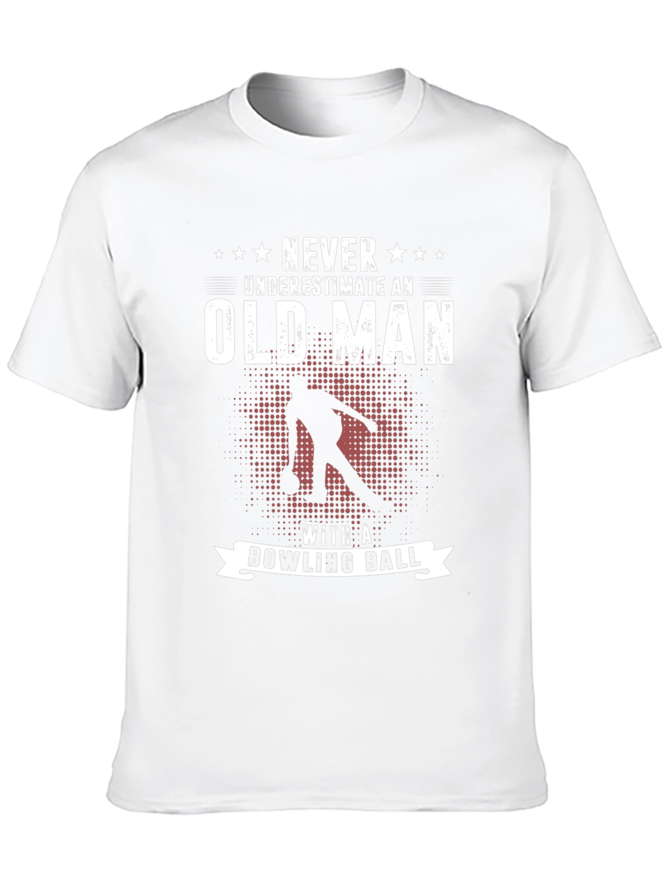 Never Underestimate an Old Man Bowling T-Shirt
