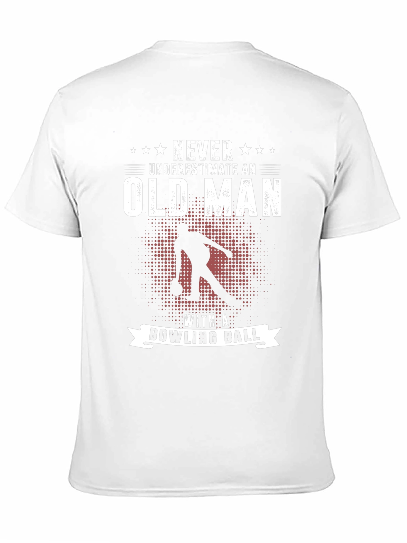 Never Underestimate an Old Man Bowling T-Shirt