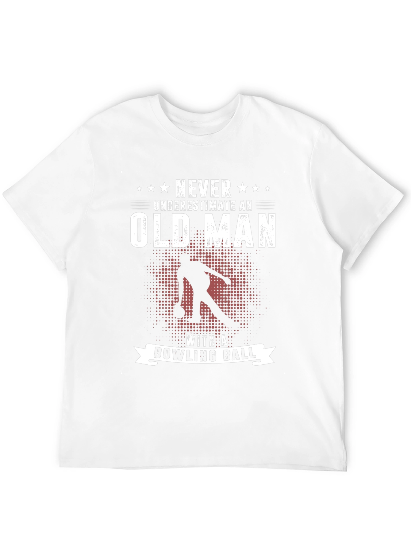 Never Underestimate an Old Man Bowling T-Shirt