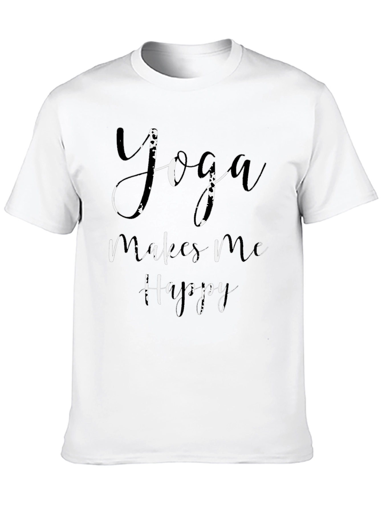 Yoga Makes Me Happy Graphic Tee
