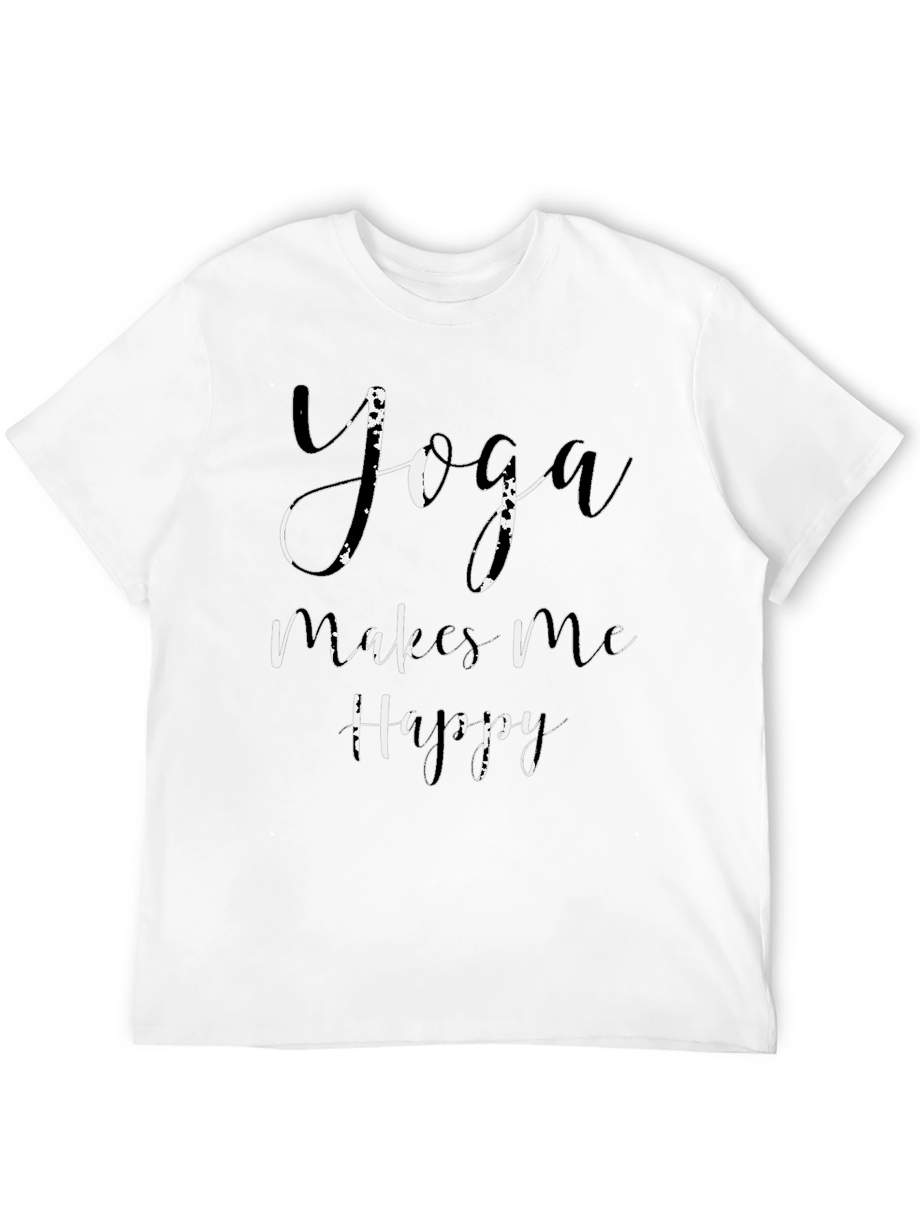 Yoga Makes Me Happy Graphic Tee