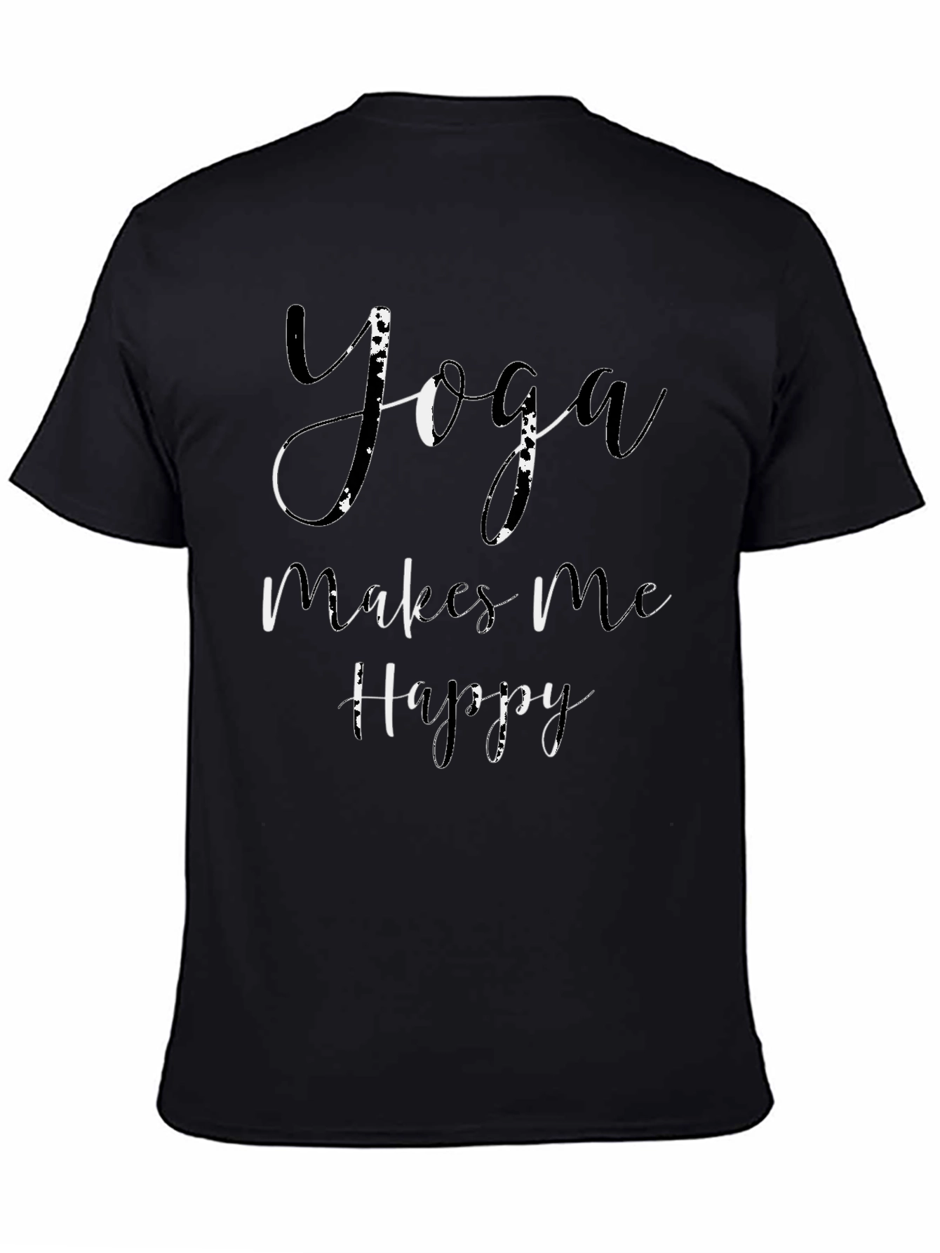 Yoga Makes Me Happy Graphic Tee