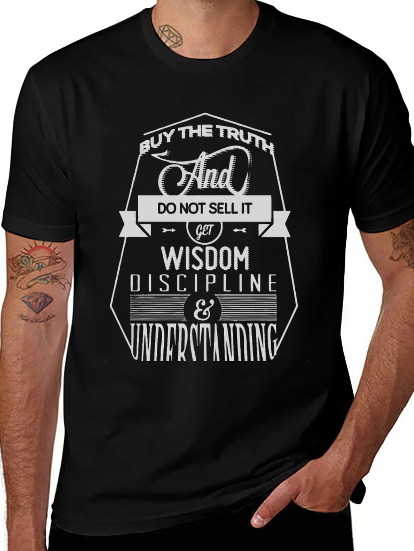 Truth Wisdom Discipline & Understanding Graphic Tee