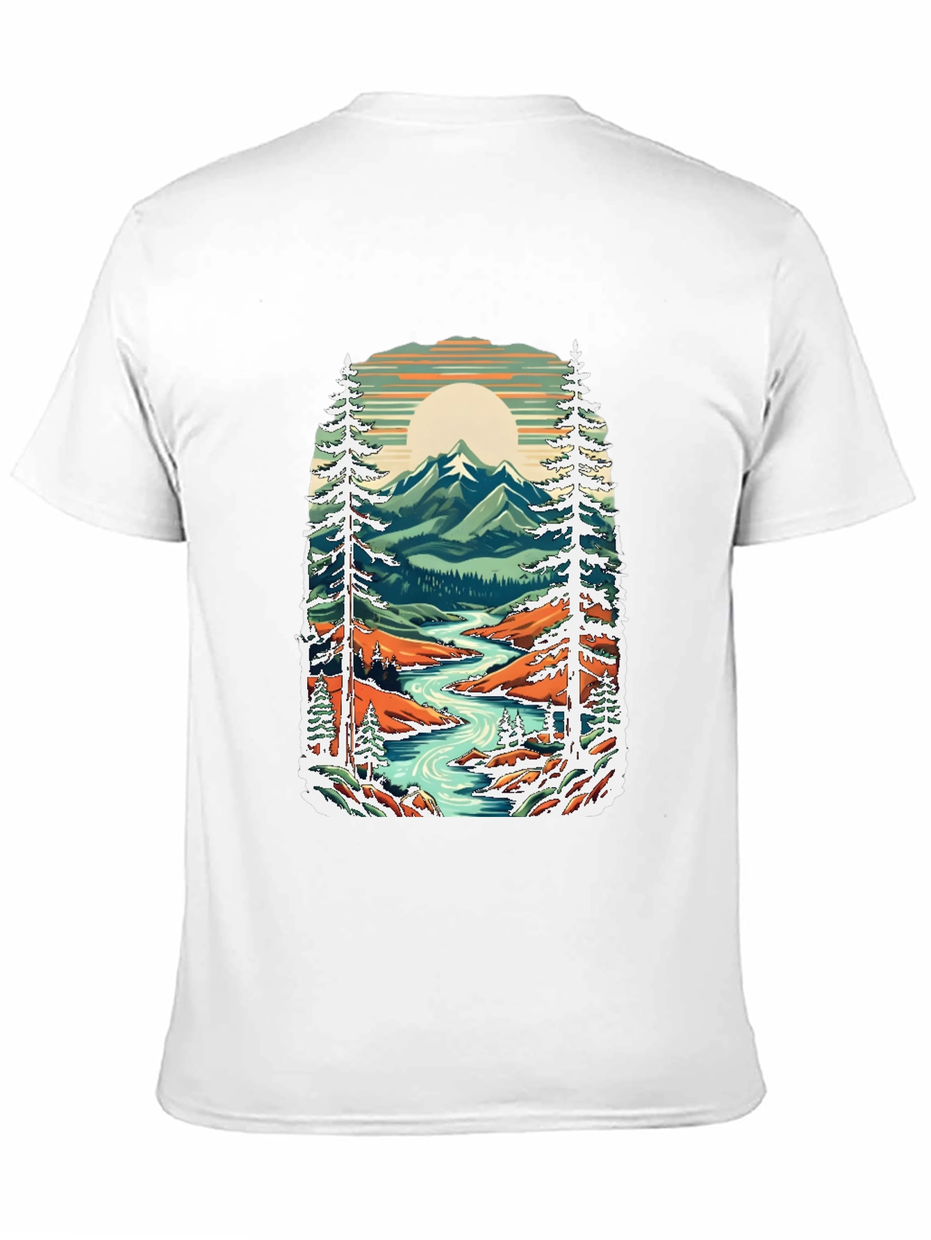 Mountain River Graphic Tee