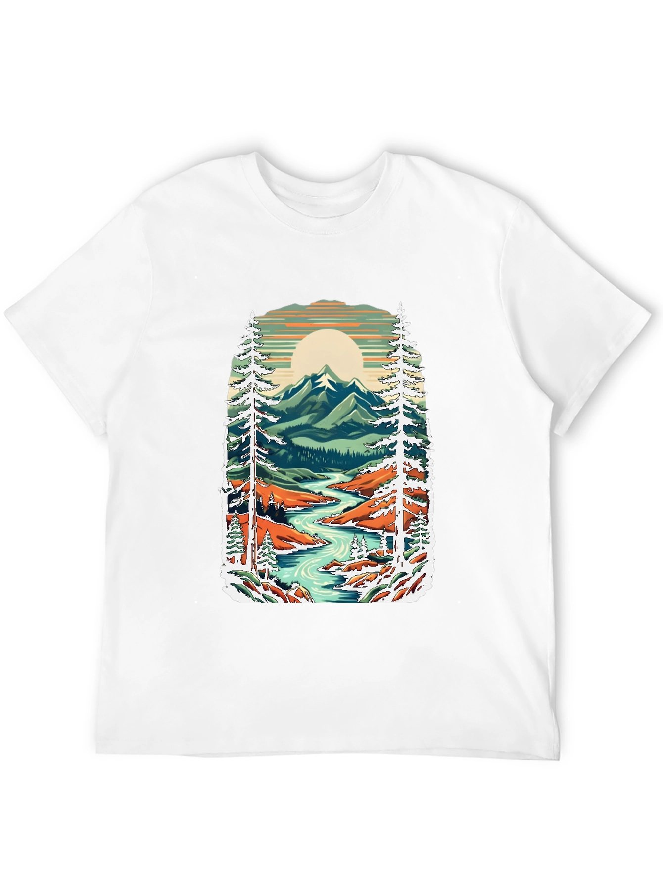 Mountain River Graphic Tee
