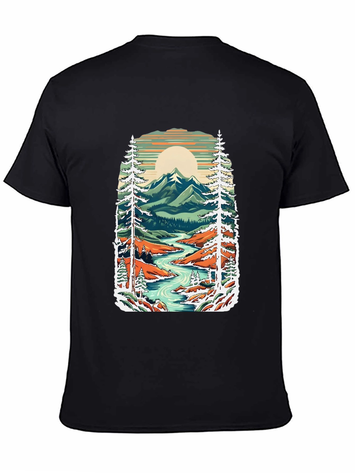 Mountain River Graphic Tee