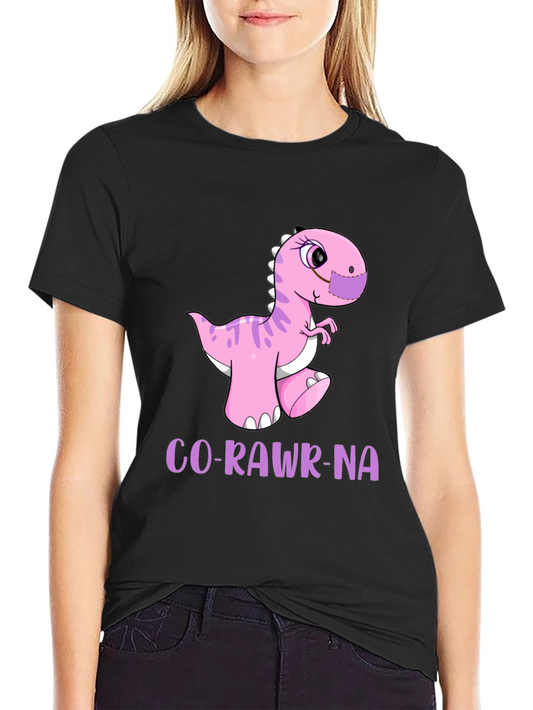 Funny Dinosaur Co-Rawr-Na T-Shirt