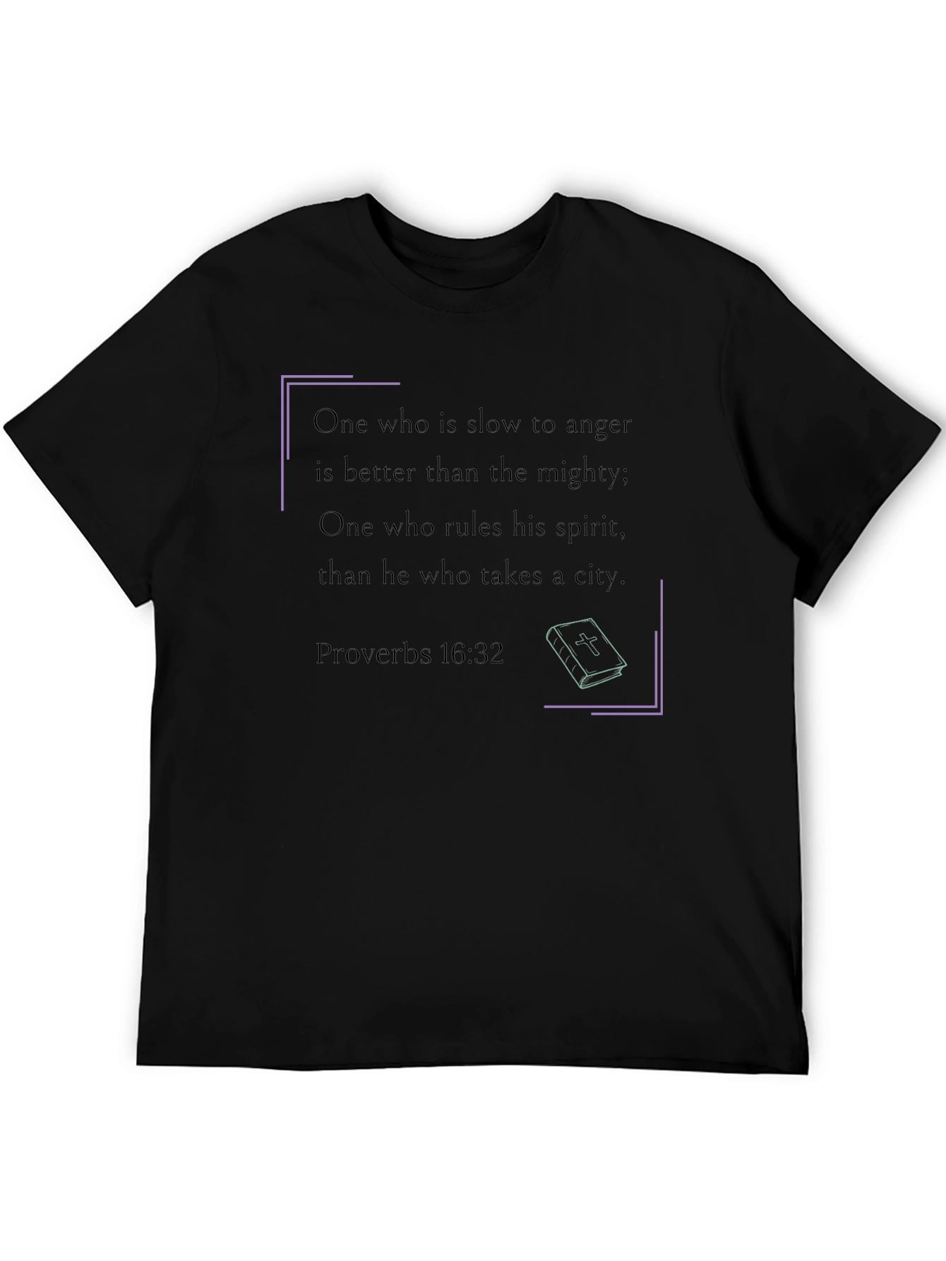 Inspirational Proverbs 16:32 T-Shirt