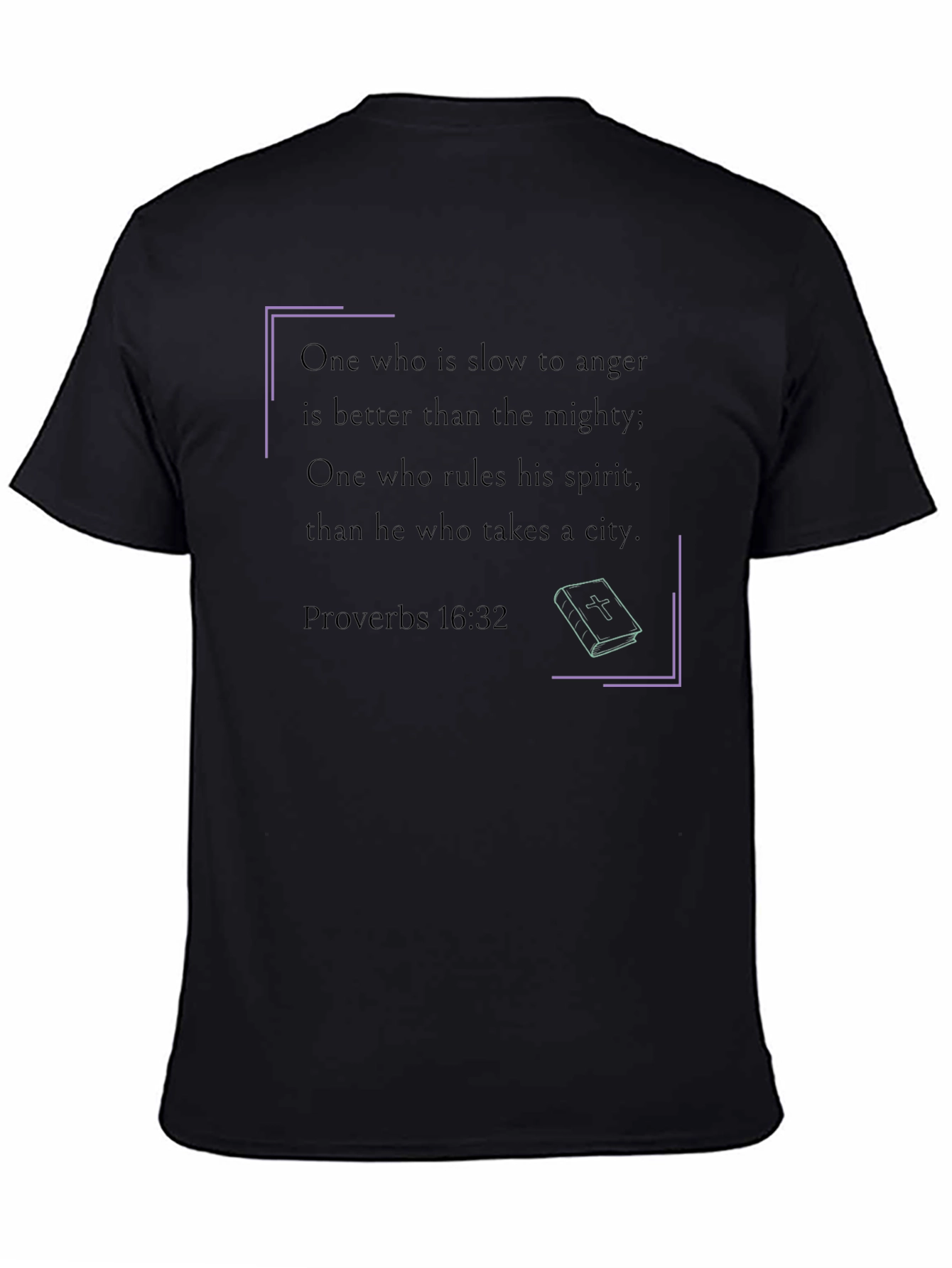 Inspirational Proverbs 16:32 T-Shirt