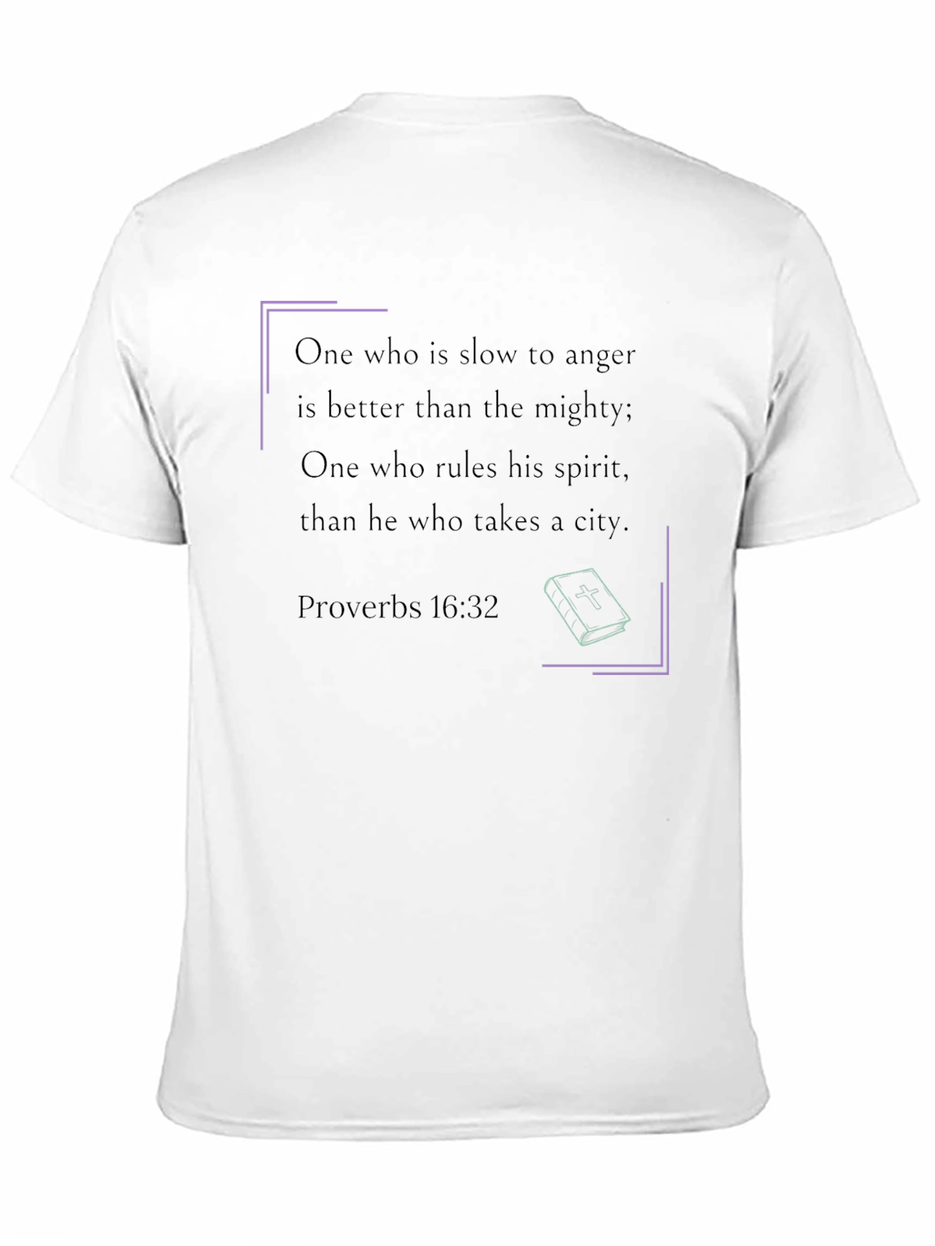 Inspirational Proverbs 16:32 T-Shirt