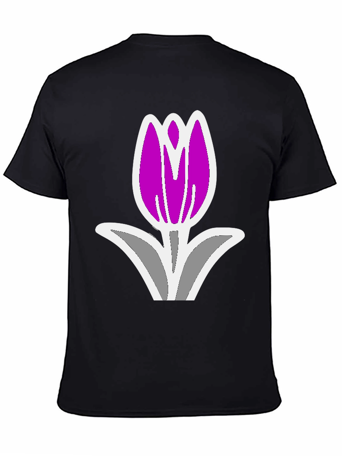 Tulip Graphic Tee - Black