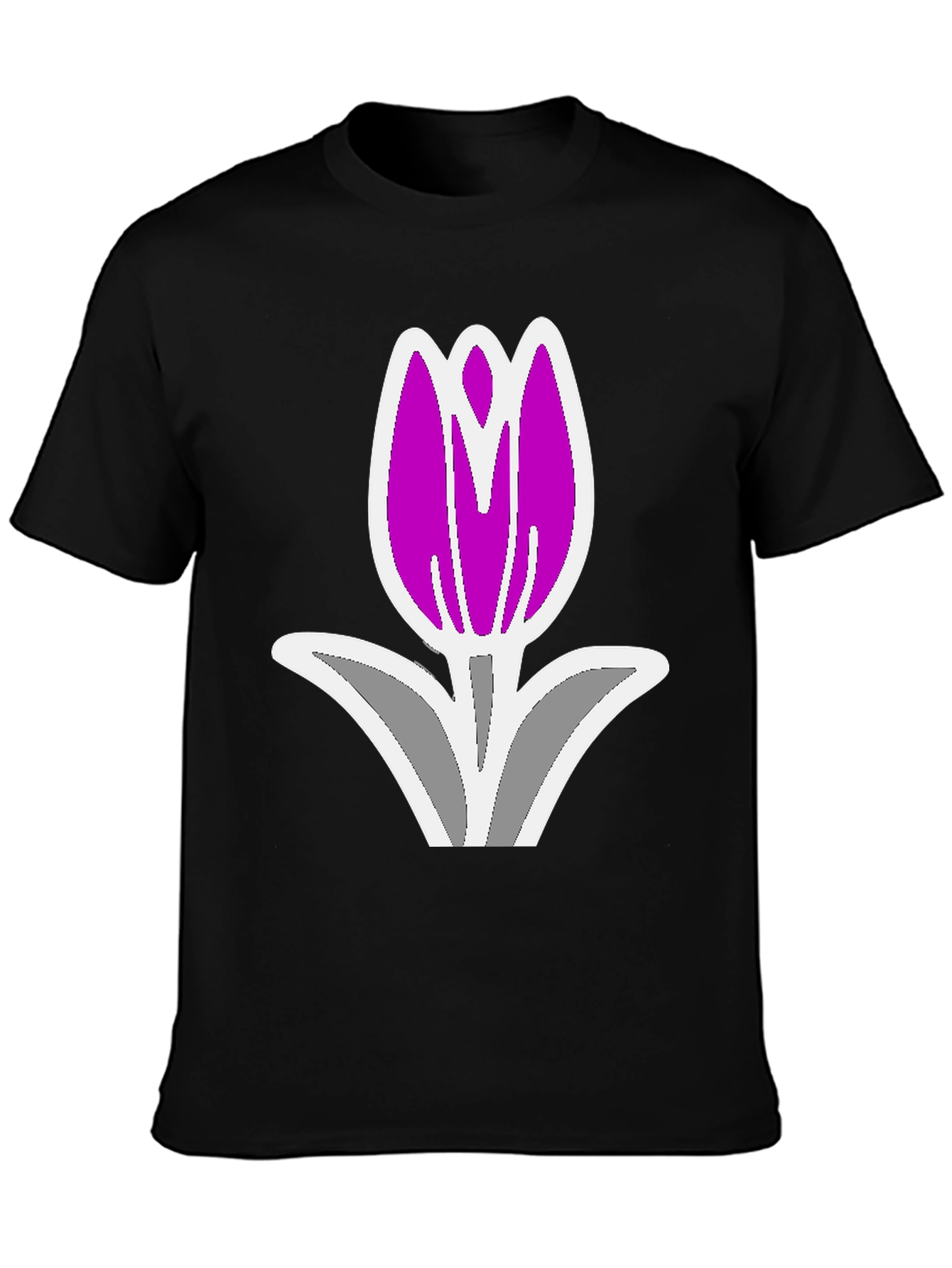 Tulip Graphic Tee - Black