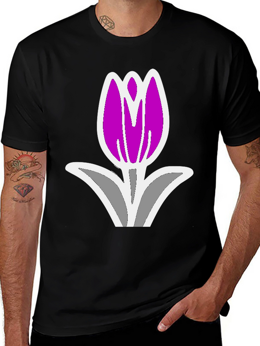 Tulip Graphic Tee - Black