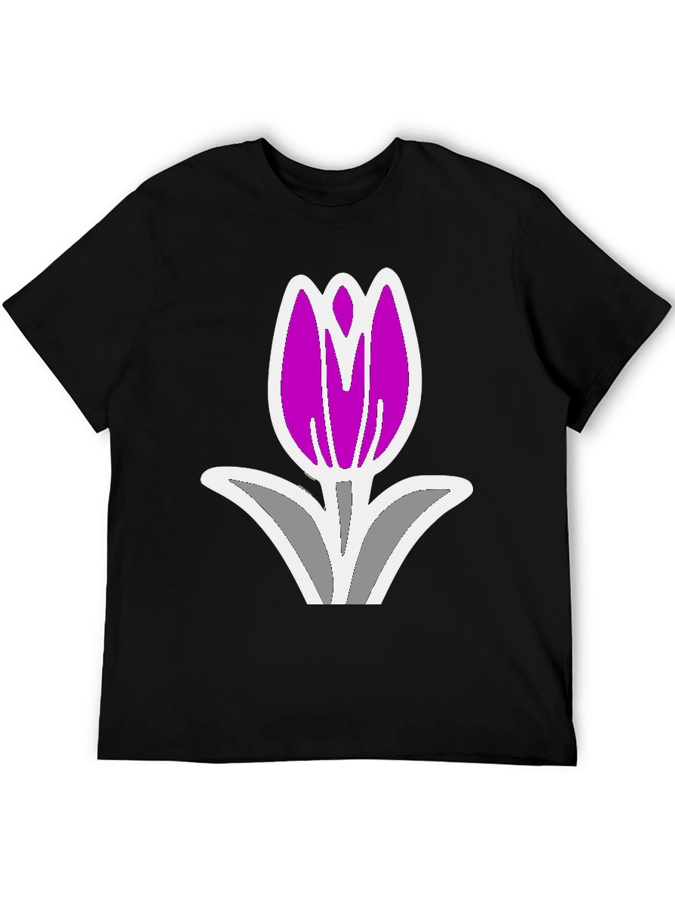 Tulip Graphic Tee - Black