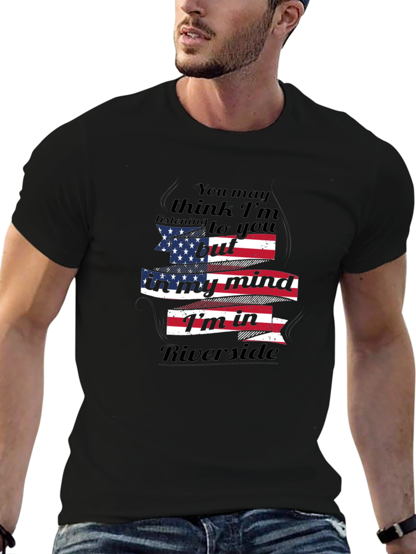 Riverside Mind Graphic Tee - Patriotic Style