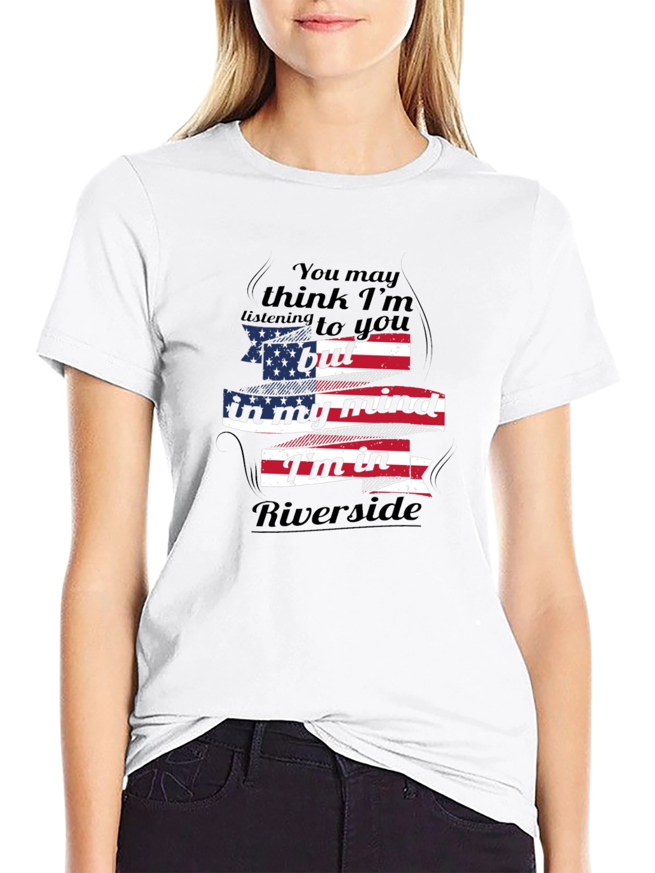 Riverside Mind Graphic Tee - Patriotic Style