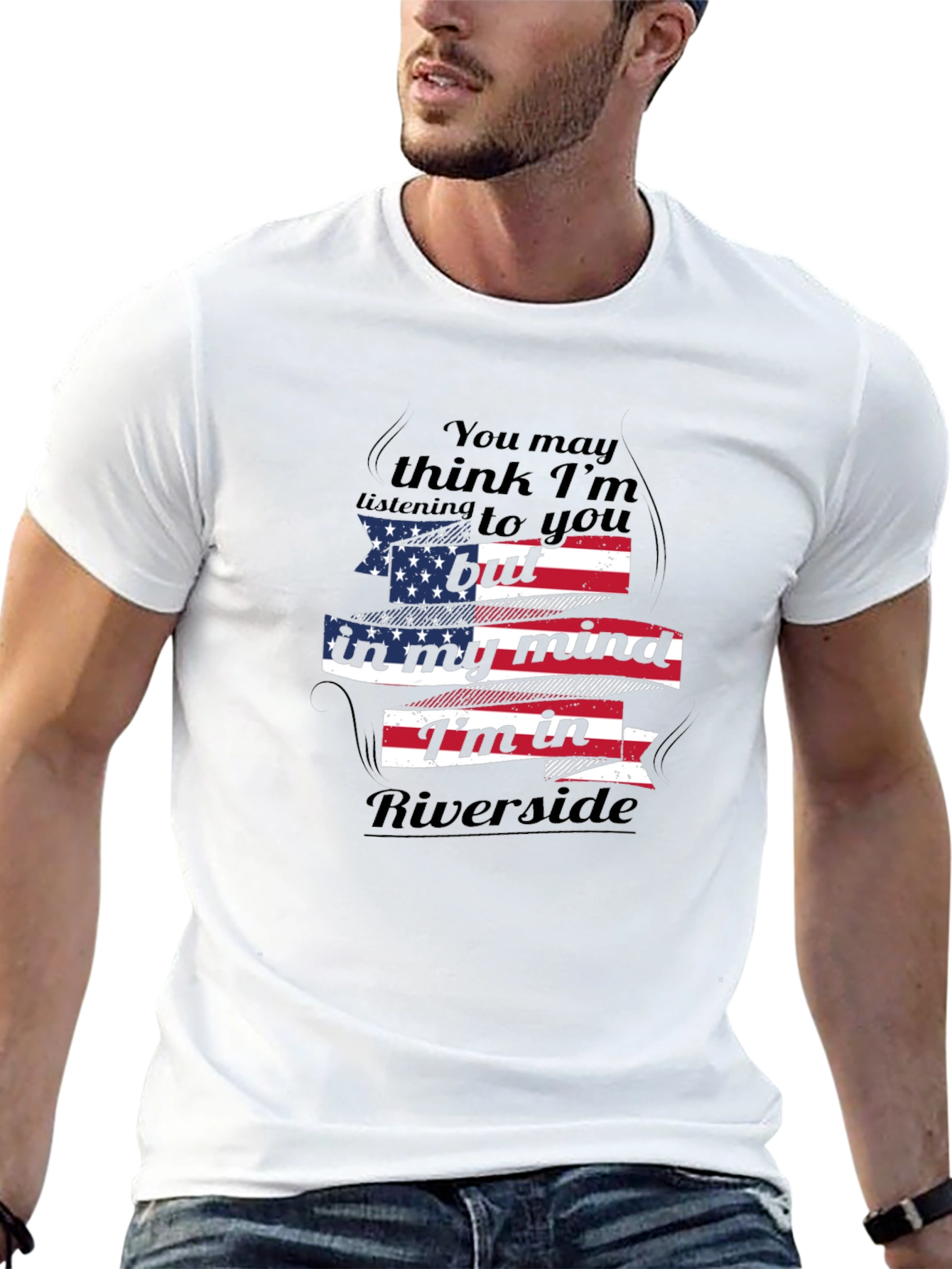 Riverside Mind Graphic Tee - Patriotic Style