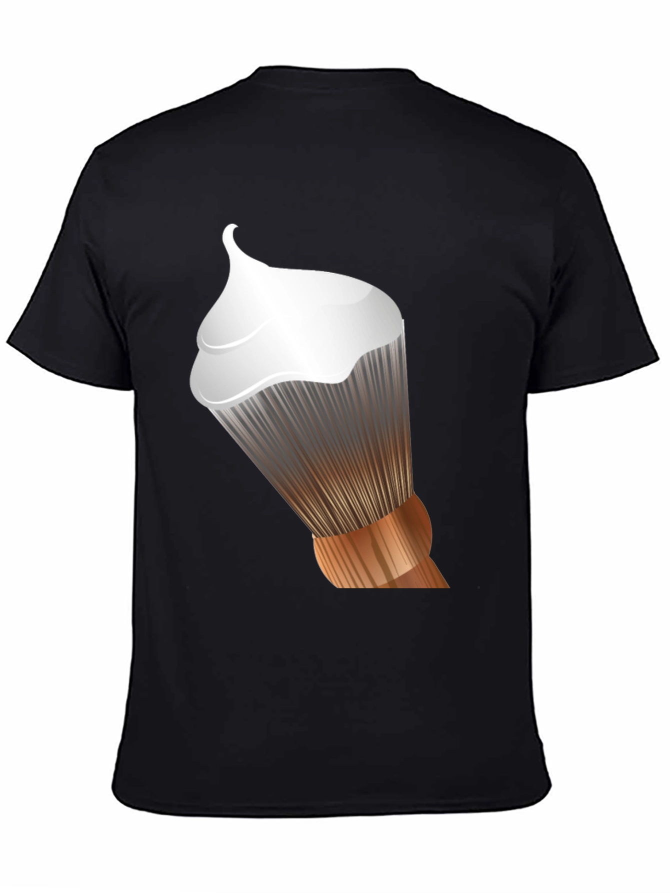 Mens Graphic T-Shirt - Shaving Brush Design