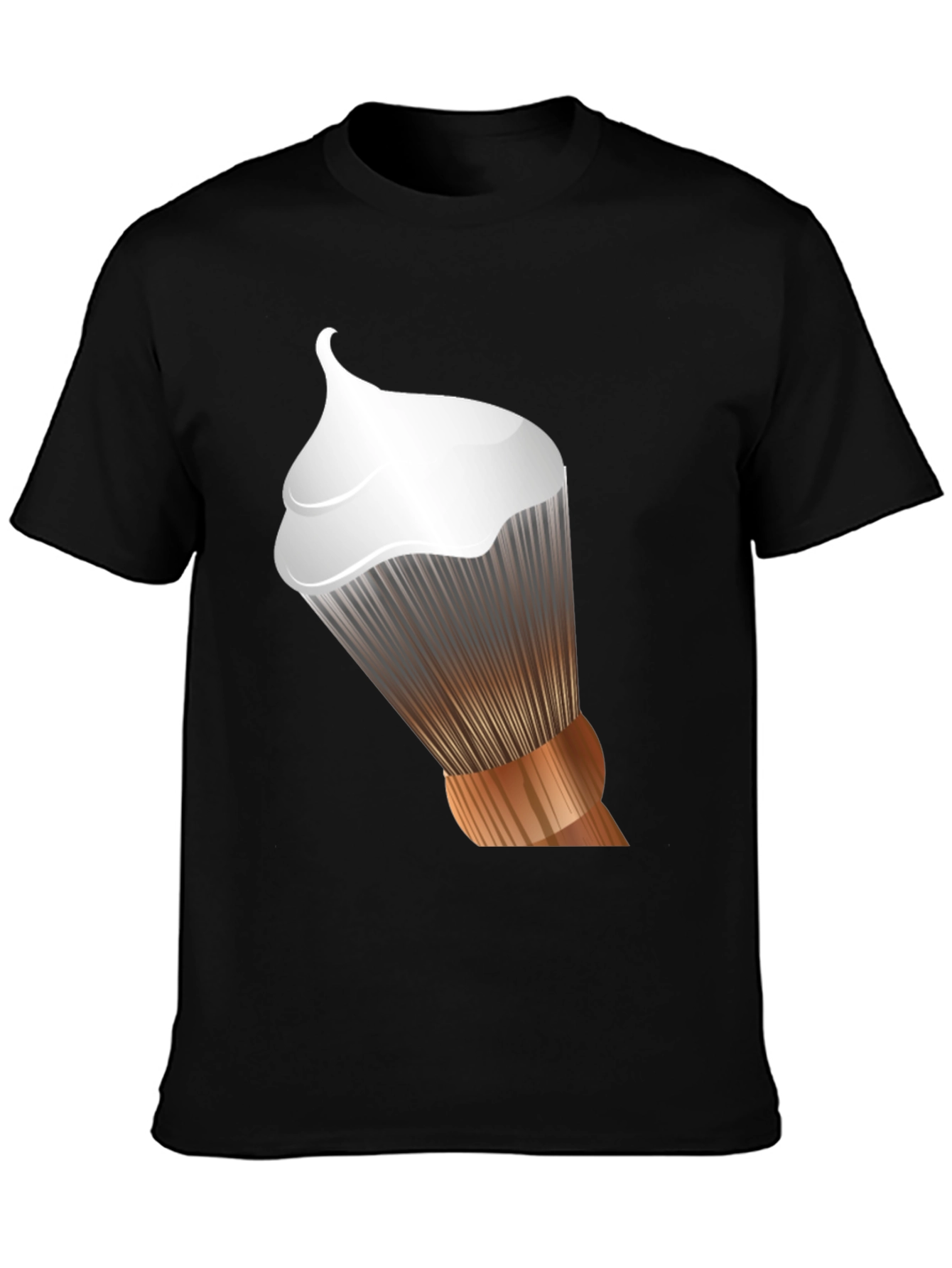 Mens Graphic T-Shirt - Shaving Brush Design