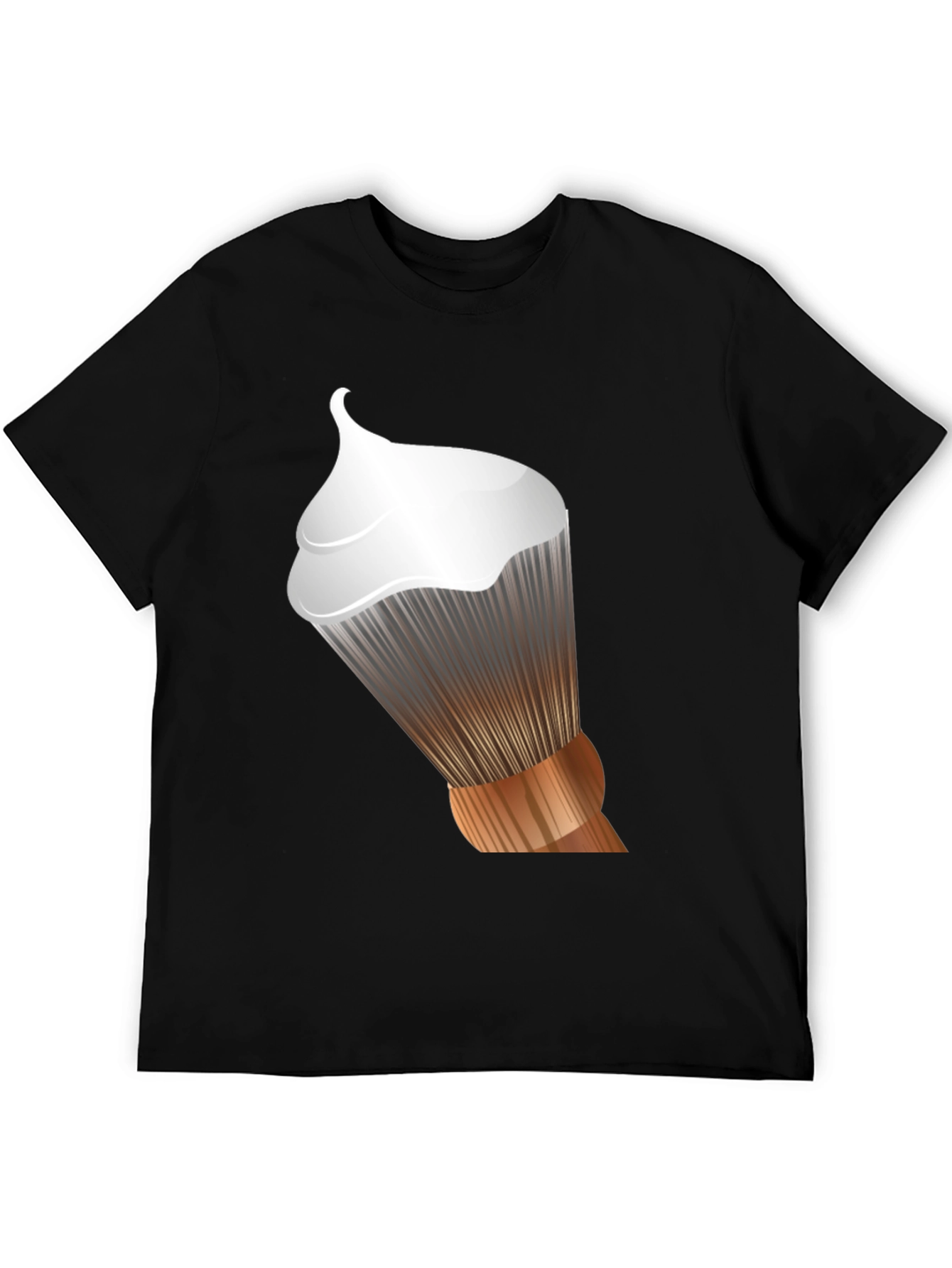 Mens Graphic T-Shirt - Shaving Brush Design