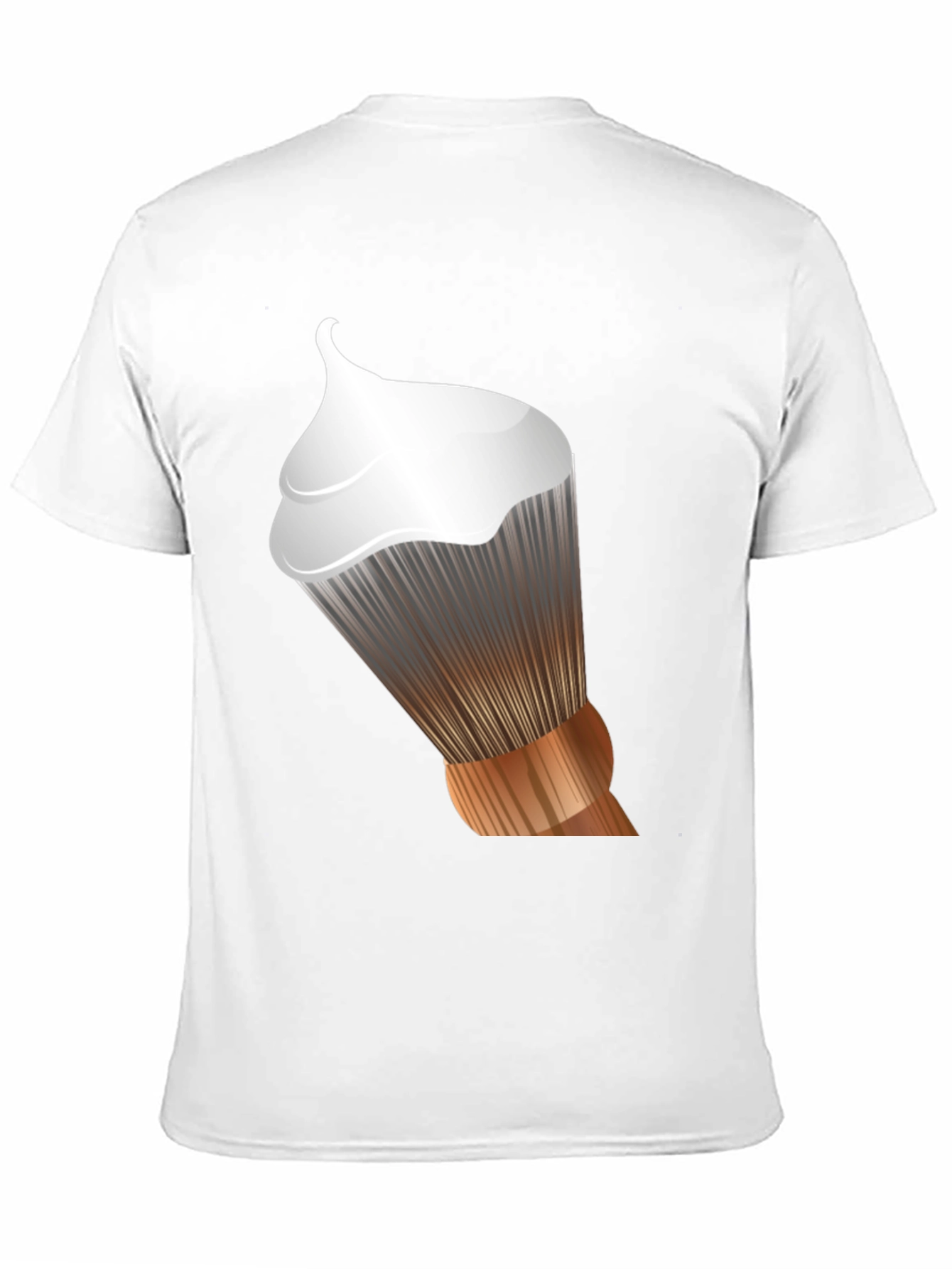Mens Graphic T-Shirt - Shaving Brush Design