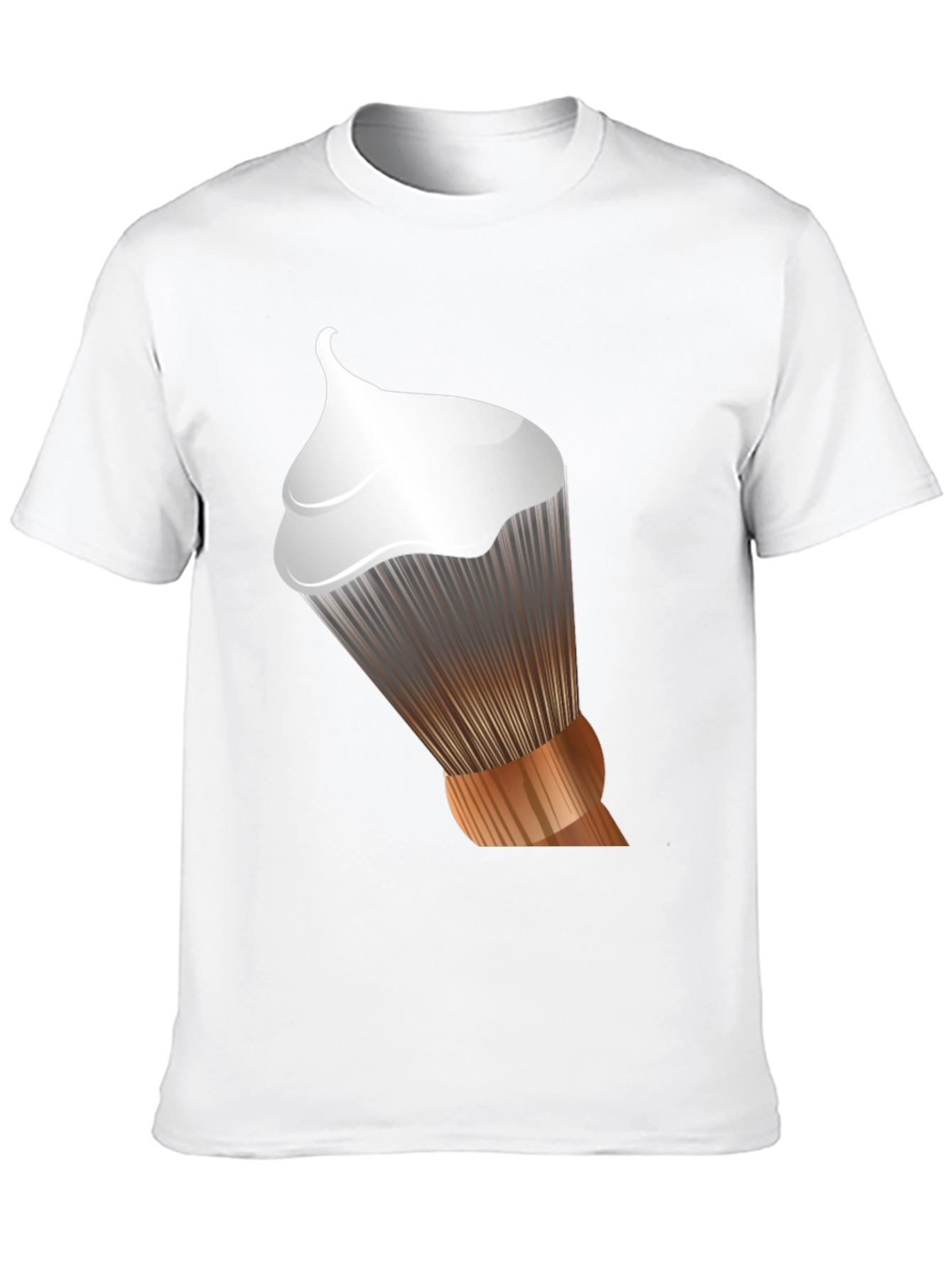 Mens Graphic T-Shirt - Shaving Brush Design