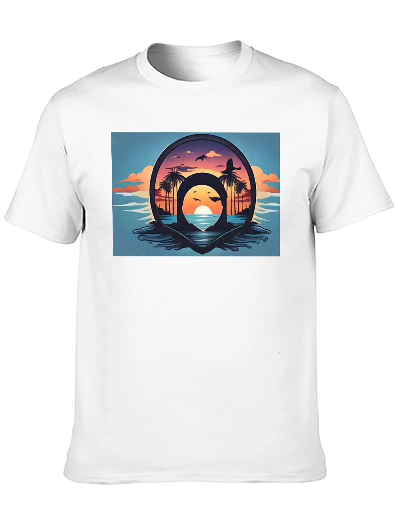 Tropical Sunset Graphic Tee