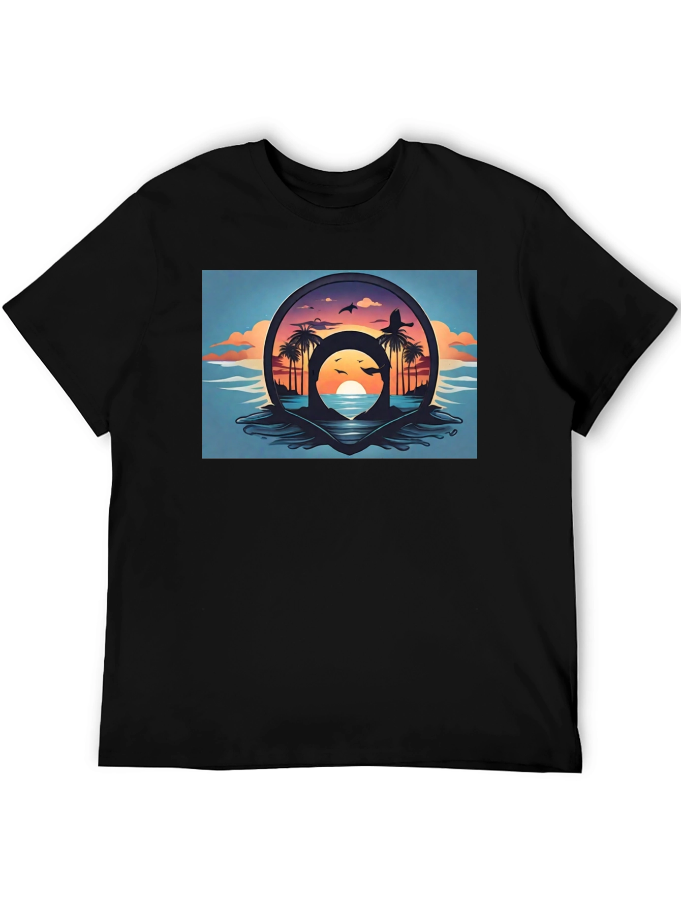 Tropical Sunset Graphic Tee