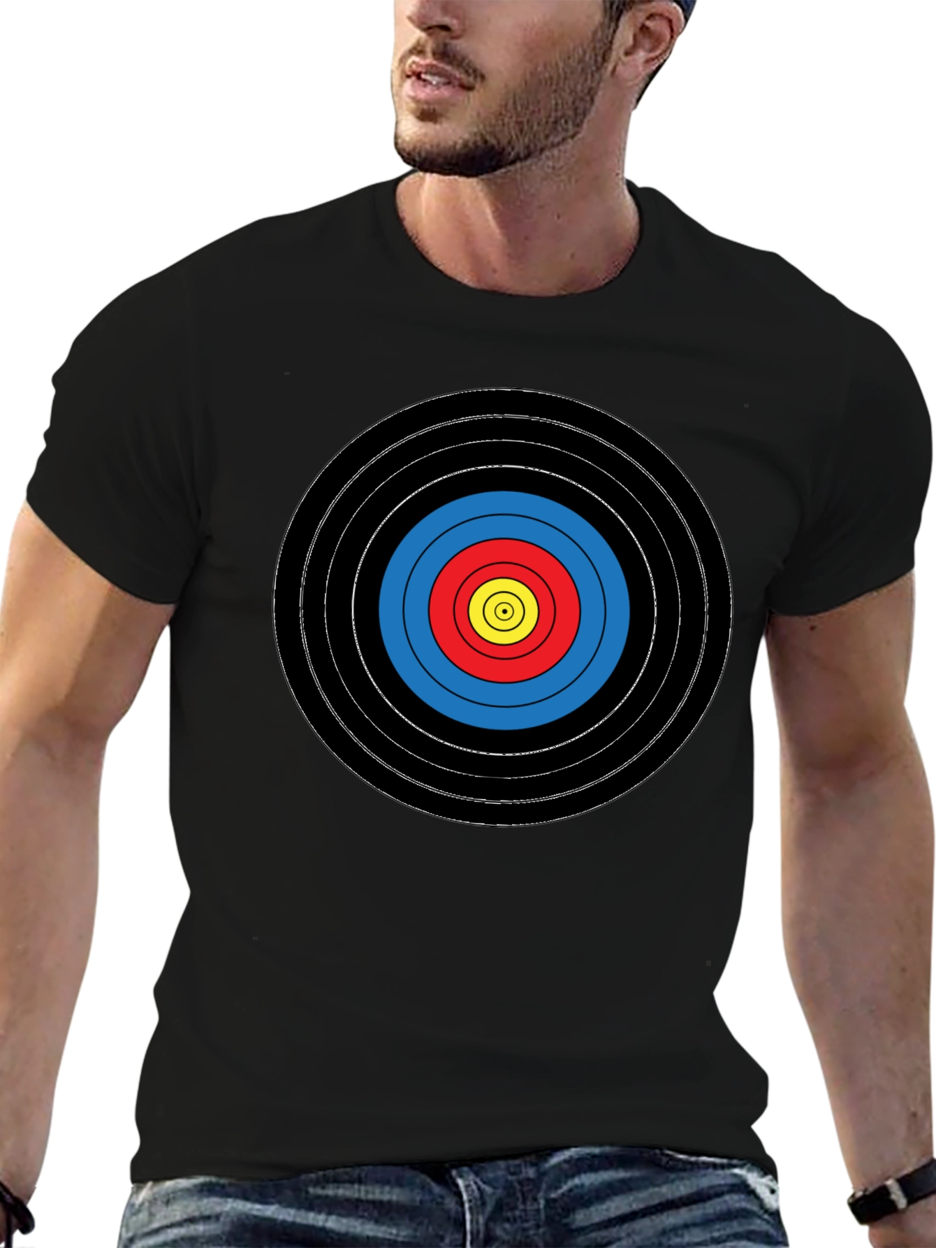 Target T-Shirt - Bullseye Graphic Tee - Archery Design