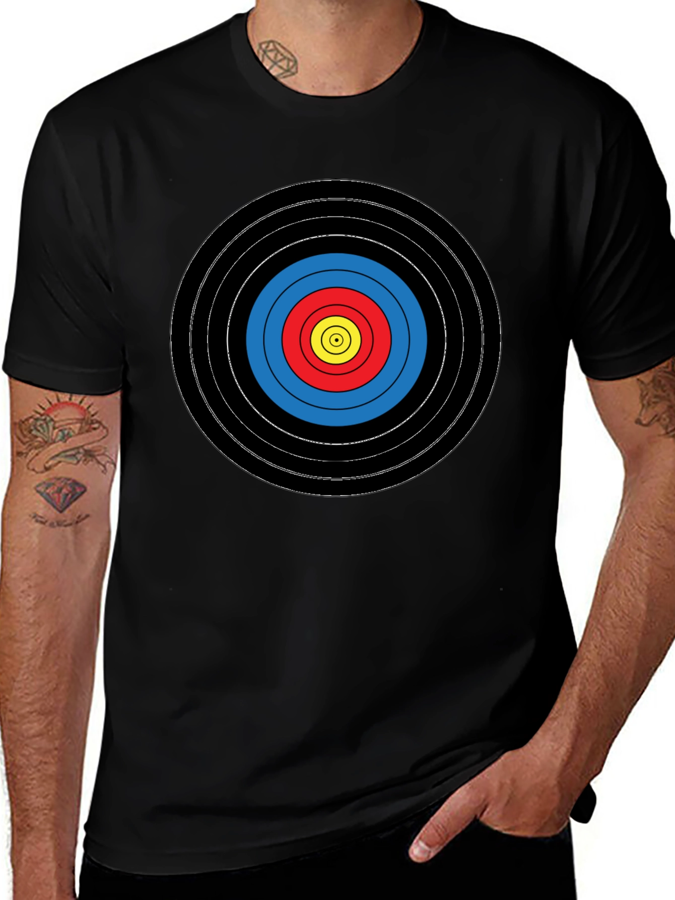 Target T-Shirt - Bullseye Graphic Tee - Archery Design