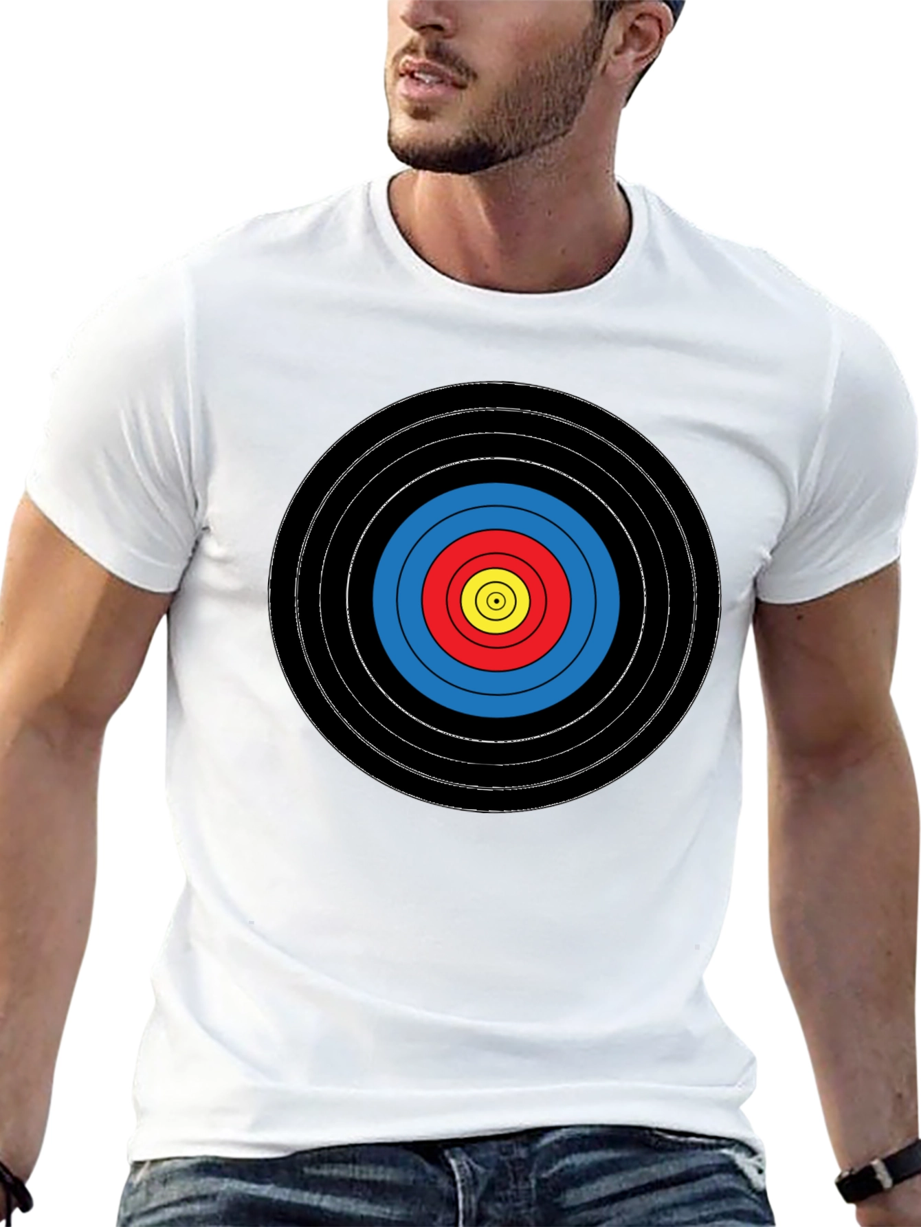 Target T-Shirt - Bullseye Graphic Tee - Archery Design