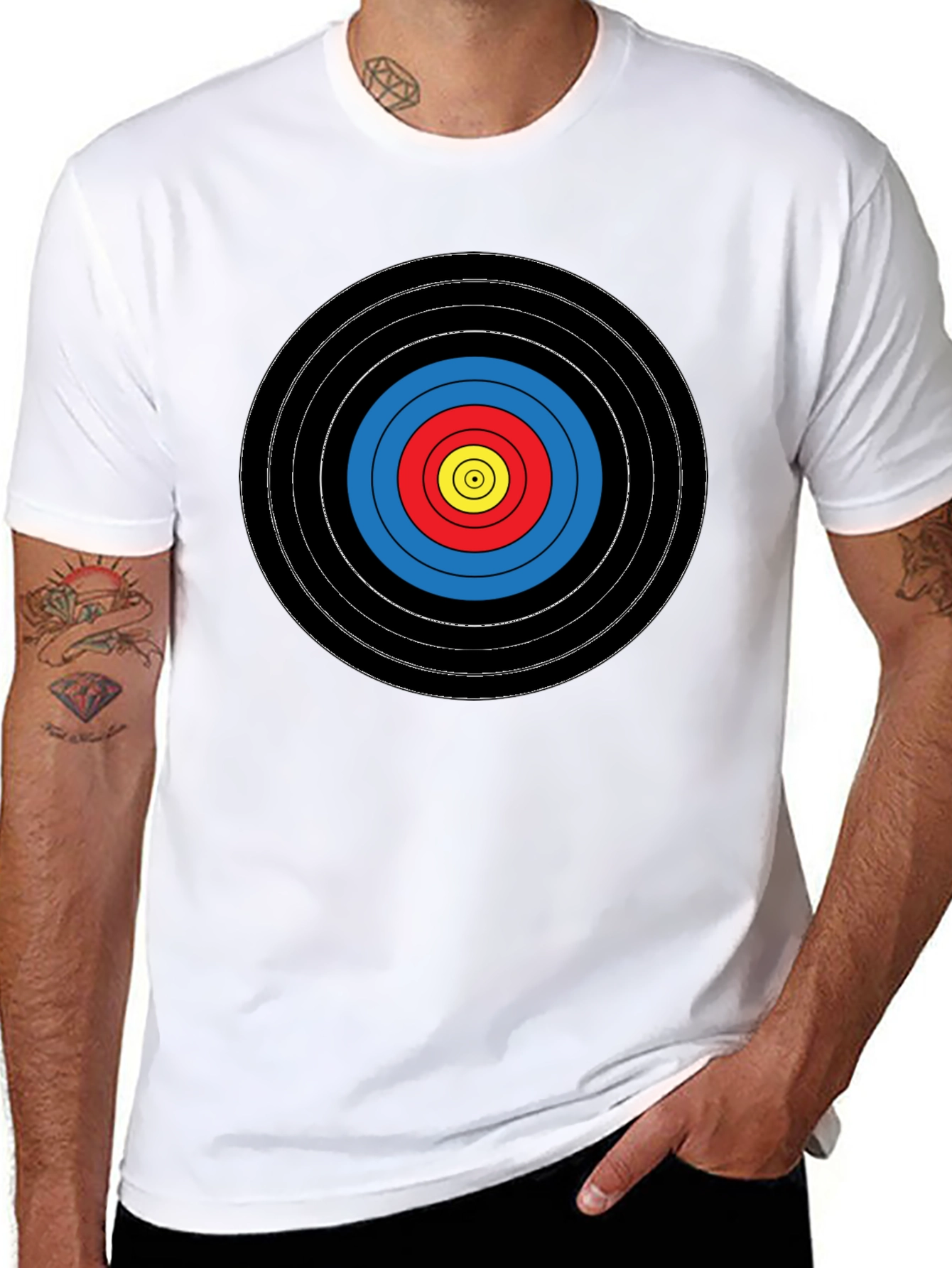 Target T-Shirt - Bullseye Graphic Tee - Archery Design