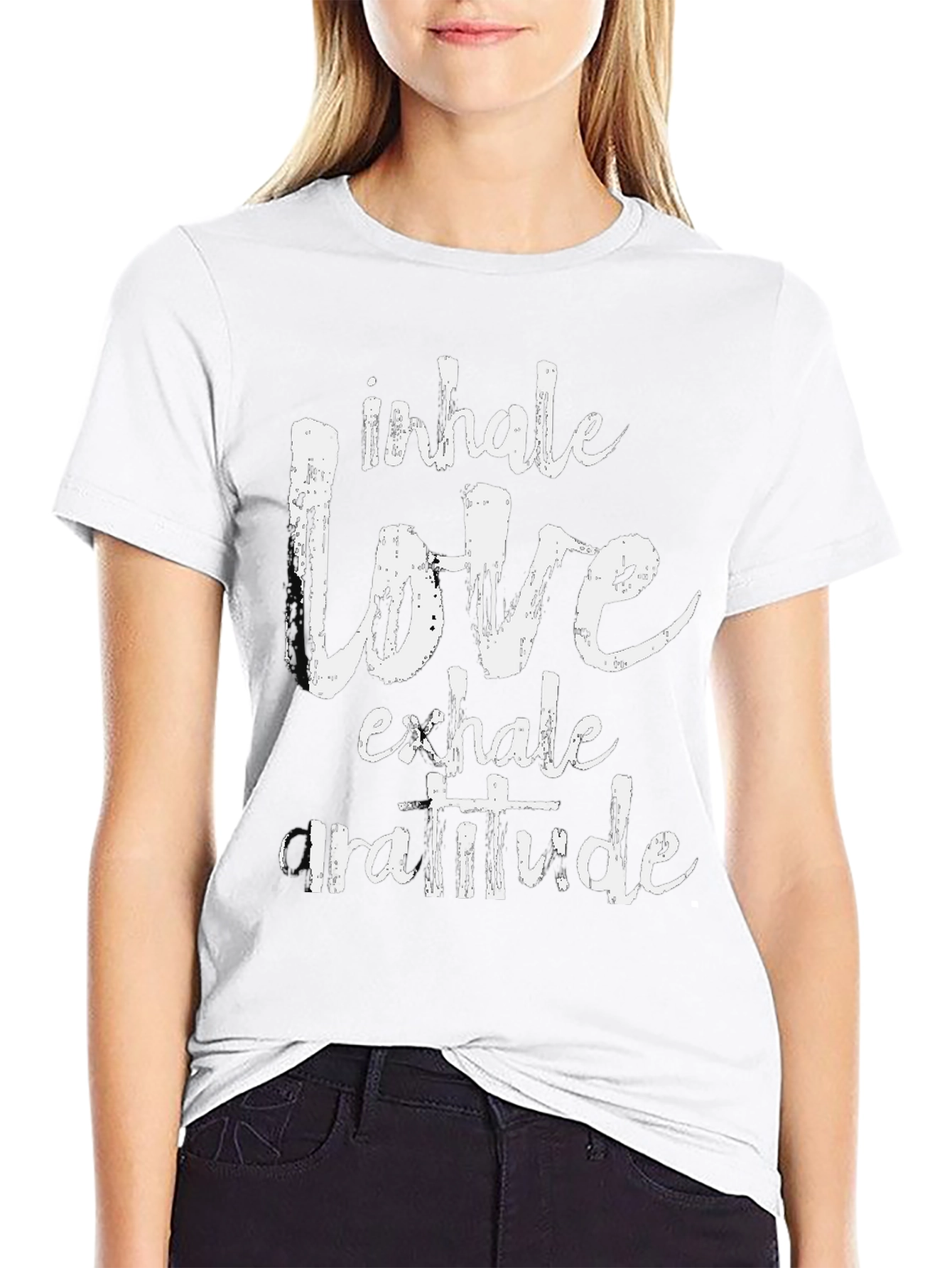 Inhale Love Exhale Gratitude Graphic Tee