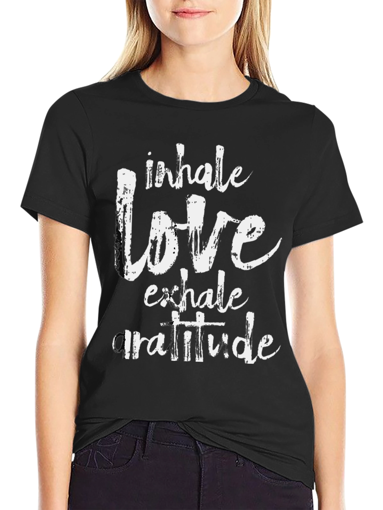 Inhale Love Exhale Gratitude Graphic Tee