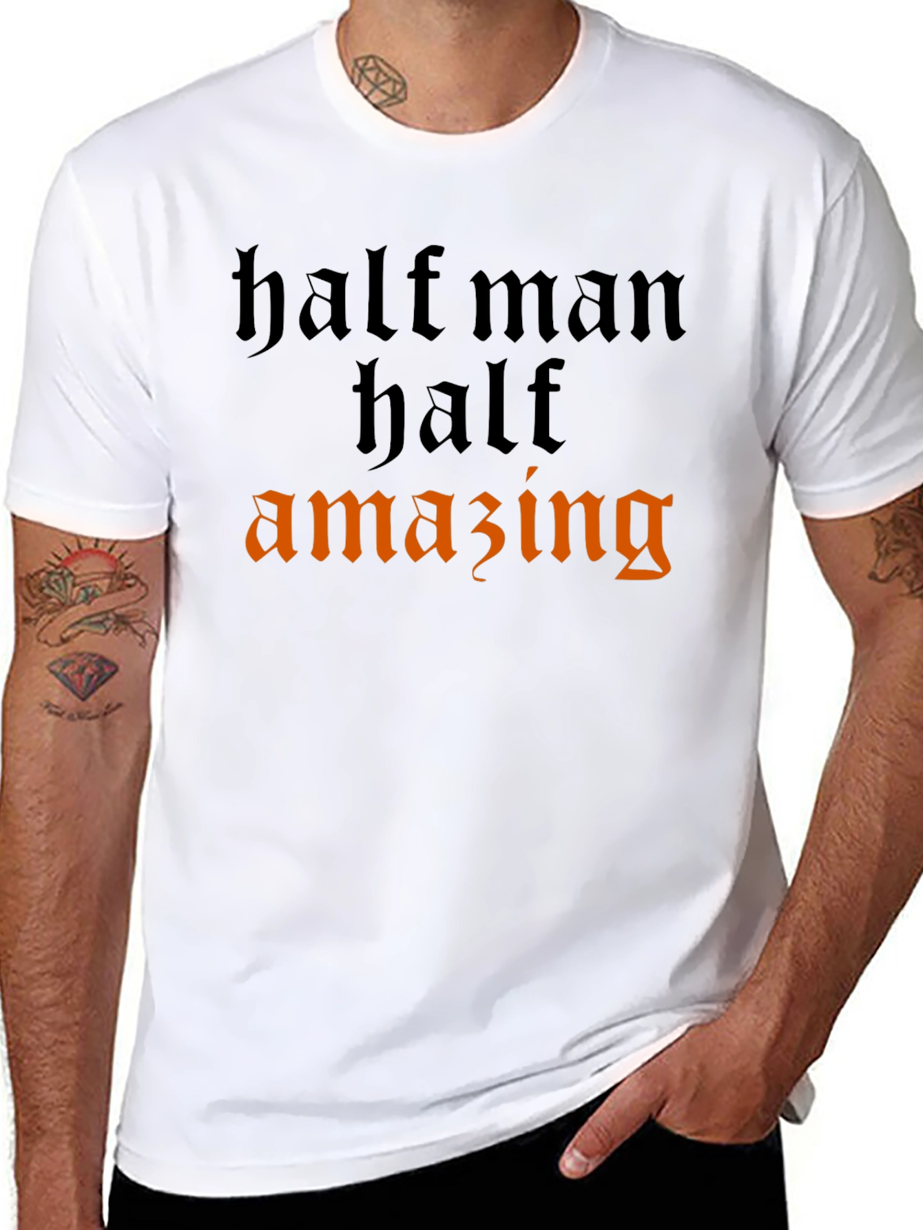 Half Man Half Amazing Graphic Tee