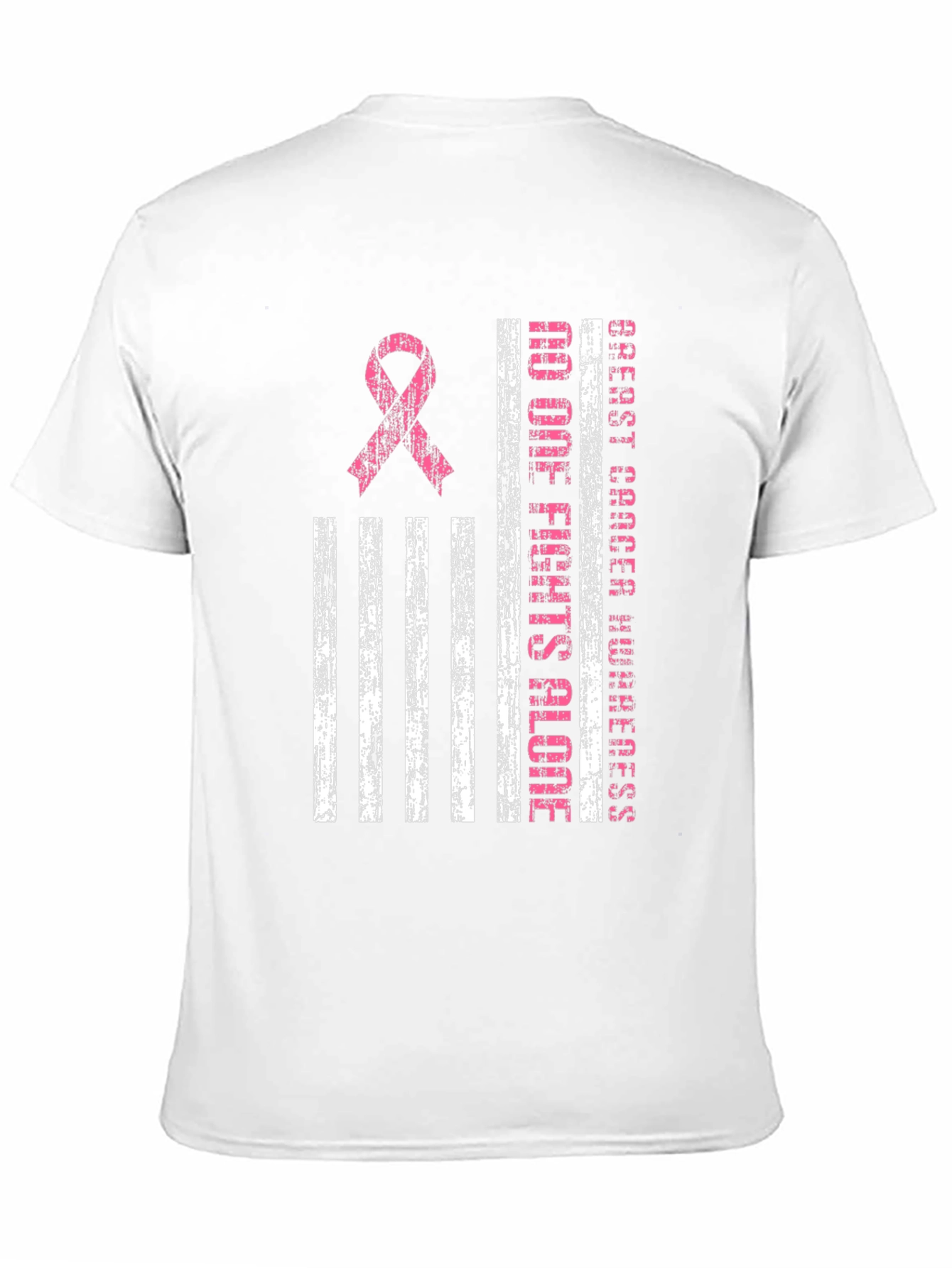 Breast Cancer Awareness Tee - No One Fights Alone