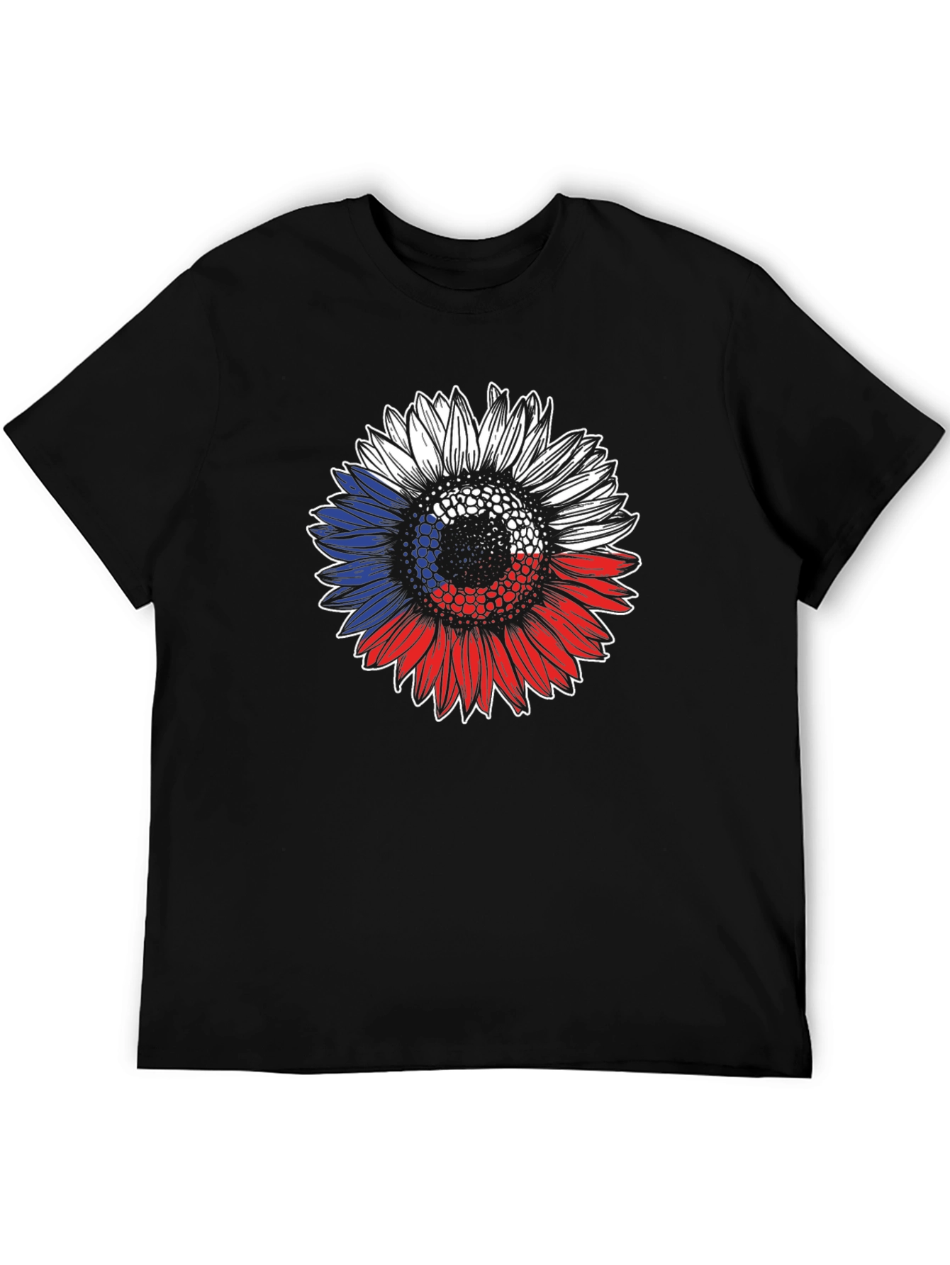Sunflower Czech Flag Graphic Tee