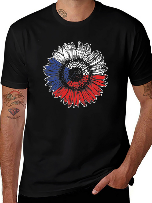 Sunflower Czech Flag Graphic Tee