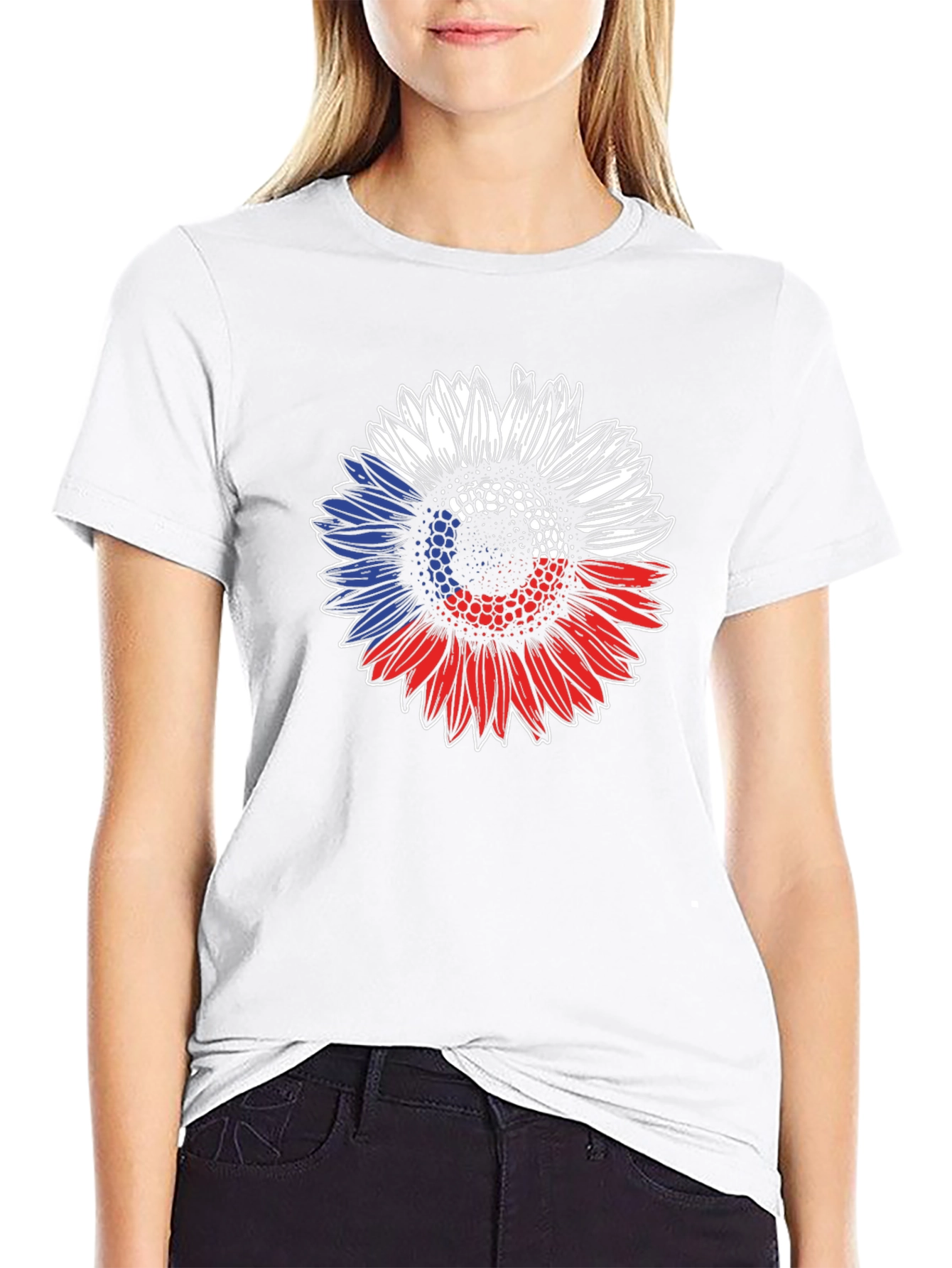 Sunflower Czech Flag Graphic Tee